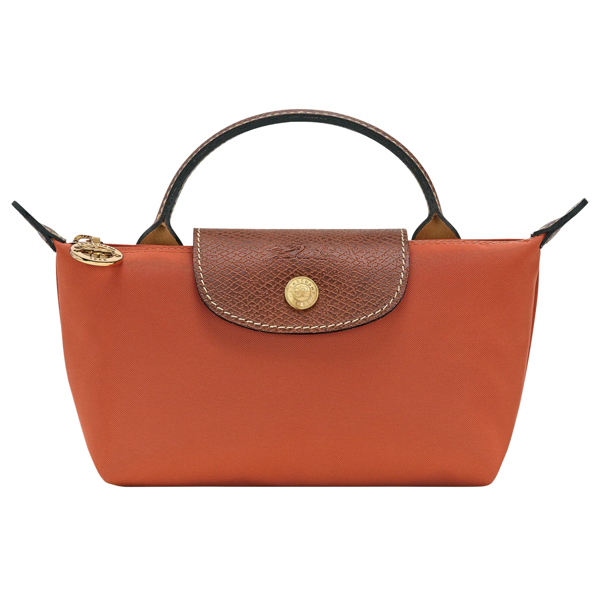 Сумки Longchamp Le Pliage Original Pouch With Handle "Brick" | Farsel