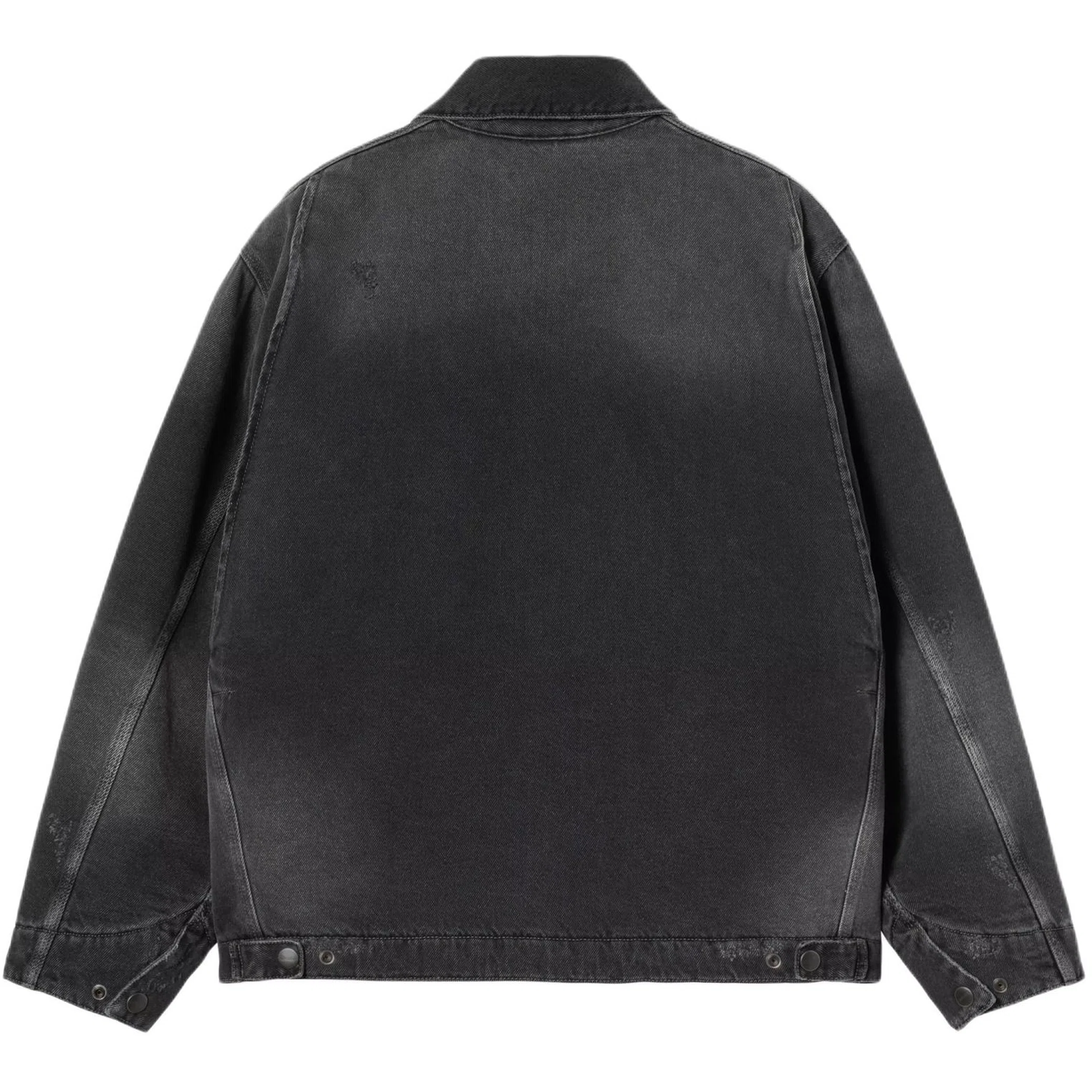 Куртки Carhartt OG Detroit Jacket "Black Grind Washed" | Farsel