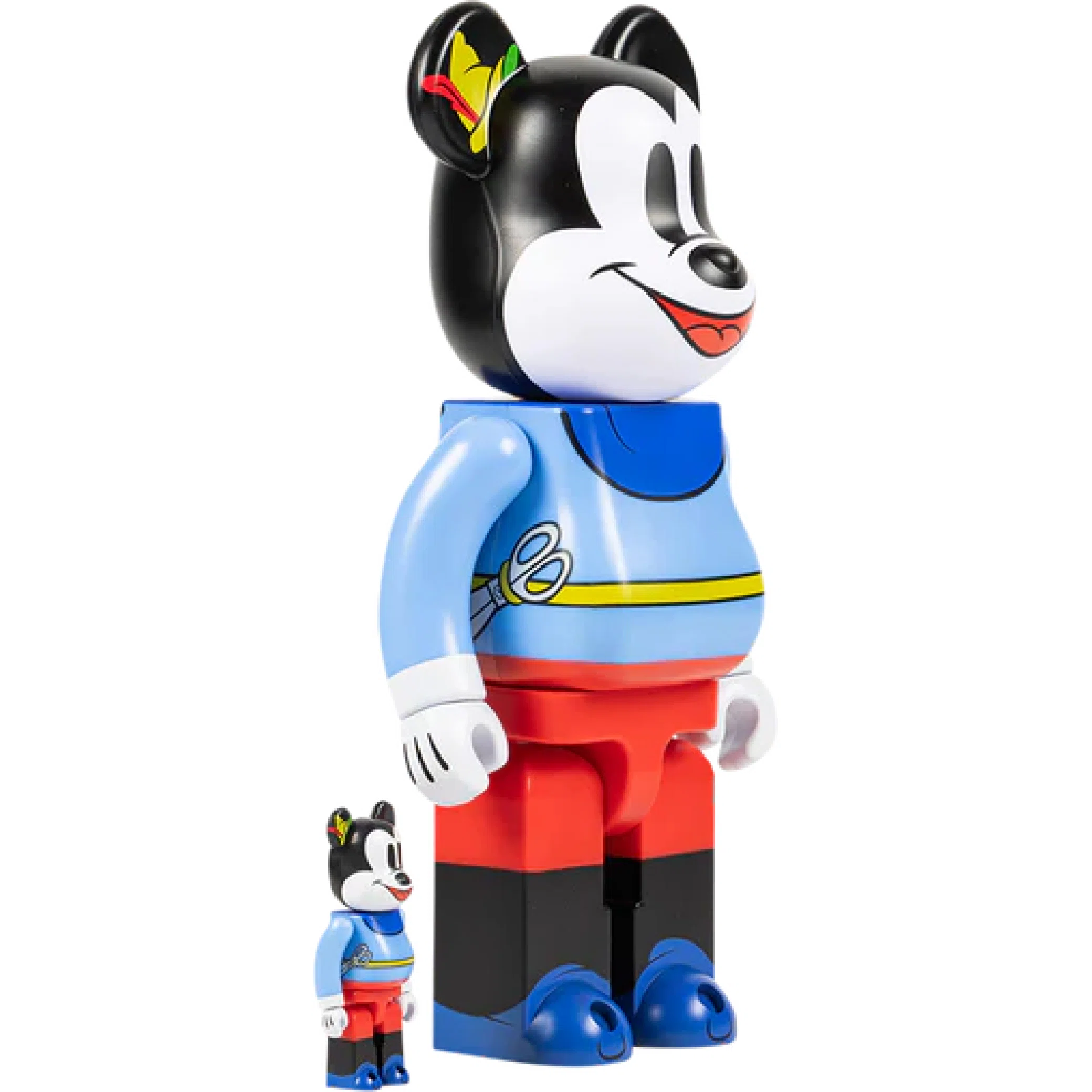  Medicom Toy Bearbrick x Disney Mickey Mouse "BearbrBrave Little Tailor- 100% & 400% set" | Farsel