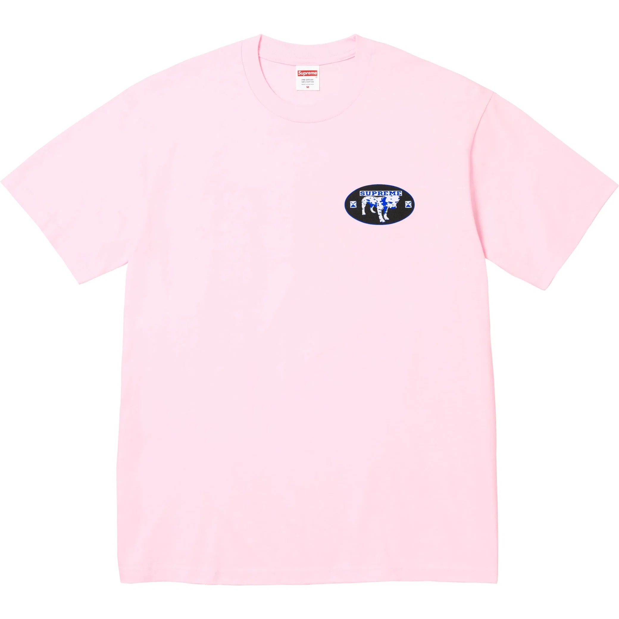  Supreme SS25 Dalmatian Tee "Light Pink" | Farsel