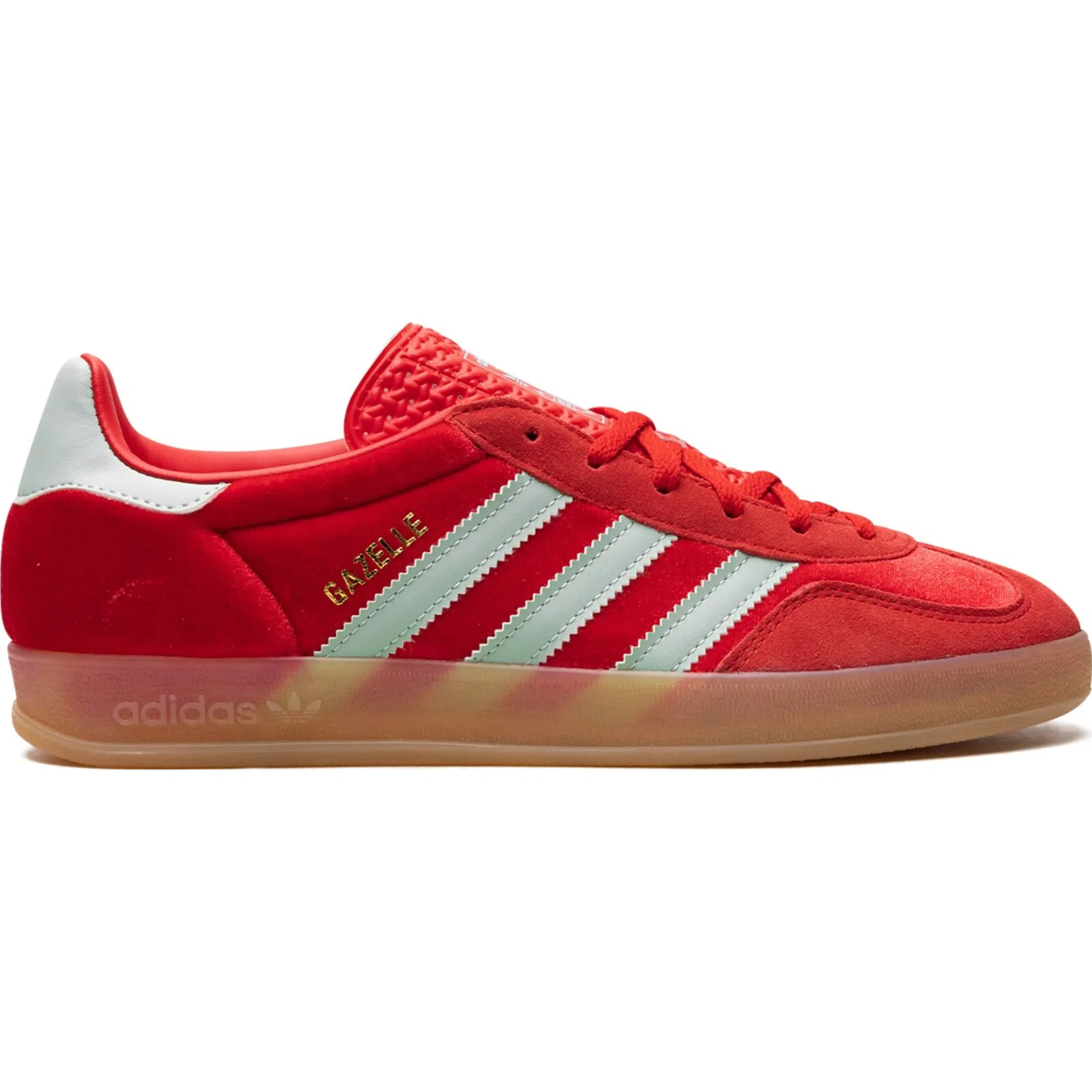 Кроссовки Adidas Gazelle Indoor WMNS "Velvet Pack - Better Scarlet" | Farsel