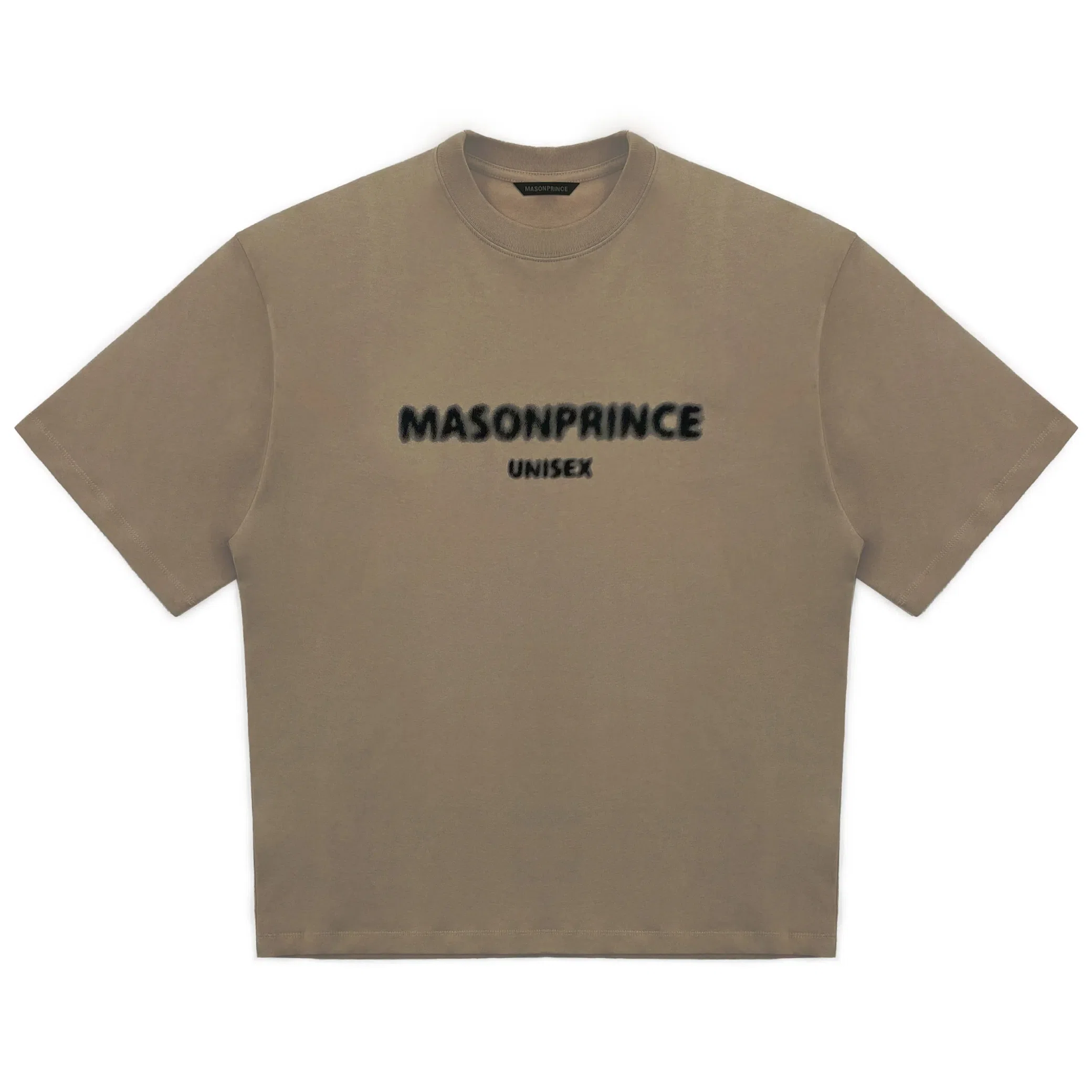 Футболки MASONPRINCE Blurred Logo Tee "Khaki / Black" | Farsel