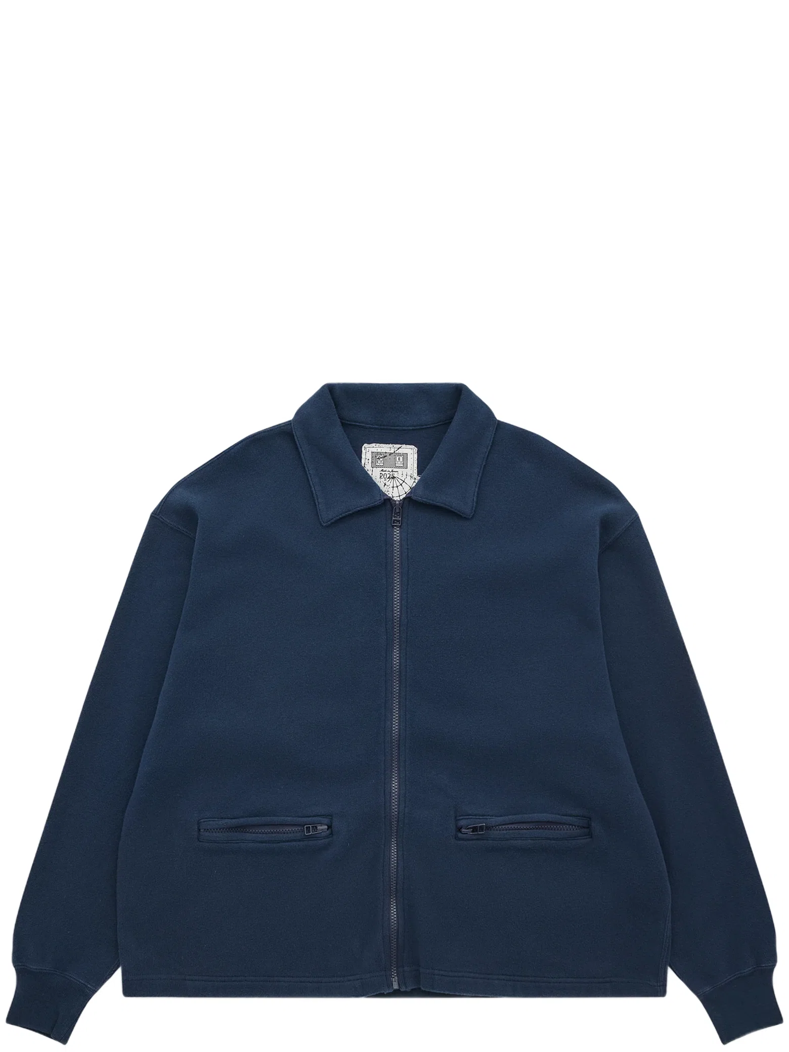 Куртки Cav Empt Dbl Knit Collared Zip Up "Navy" | Farsel