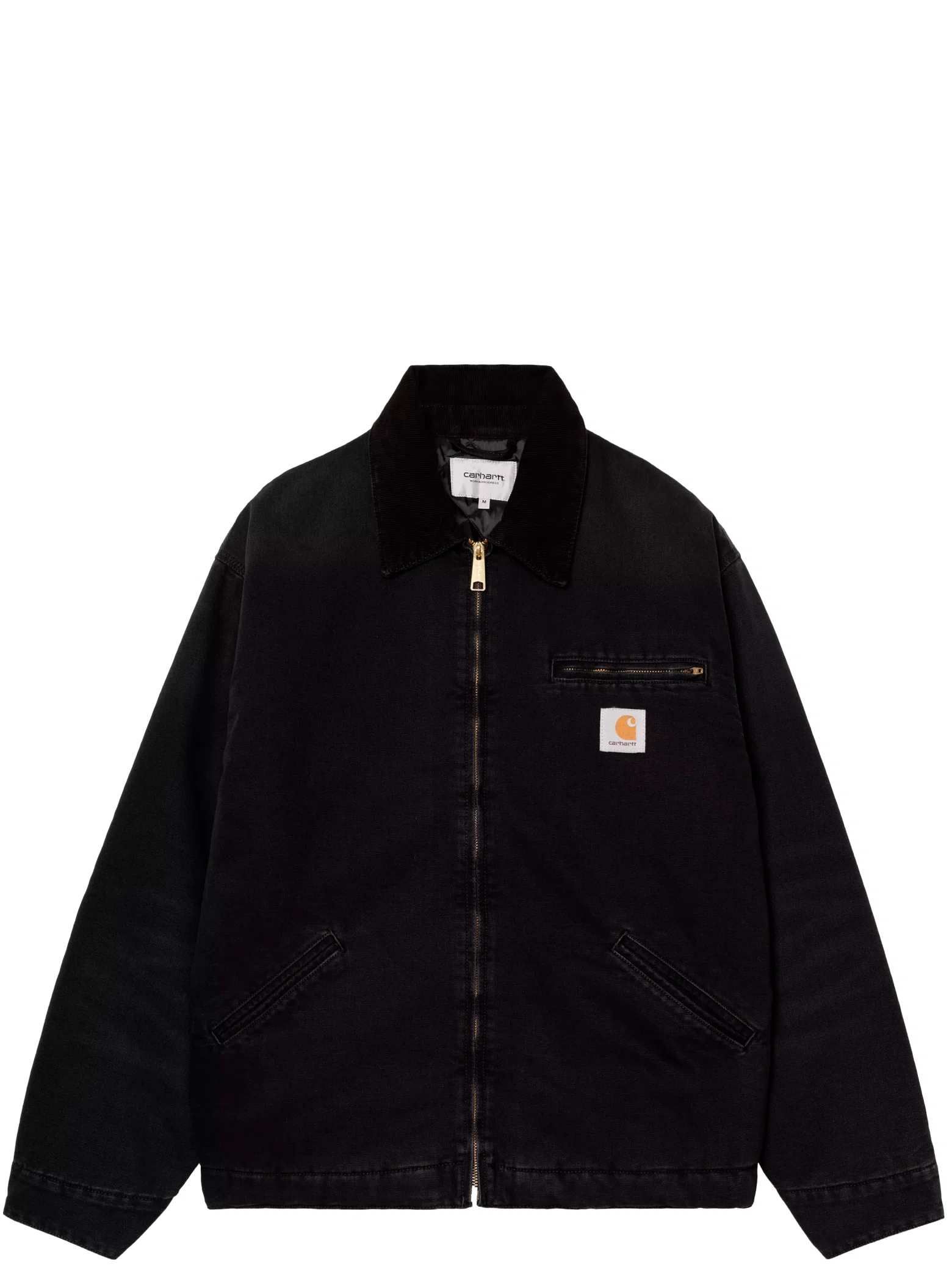 Куртки Carhartt OG Detroit Jacket "Black / Black Stone Canvas" | Farsel