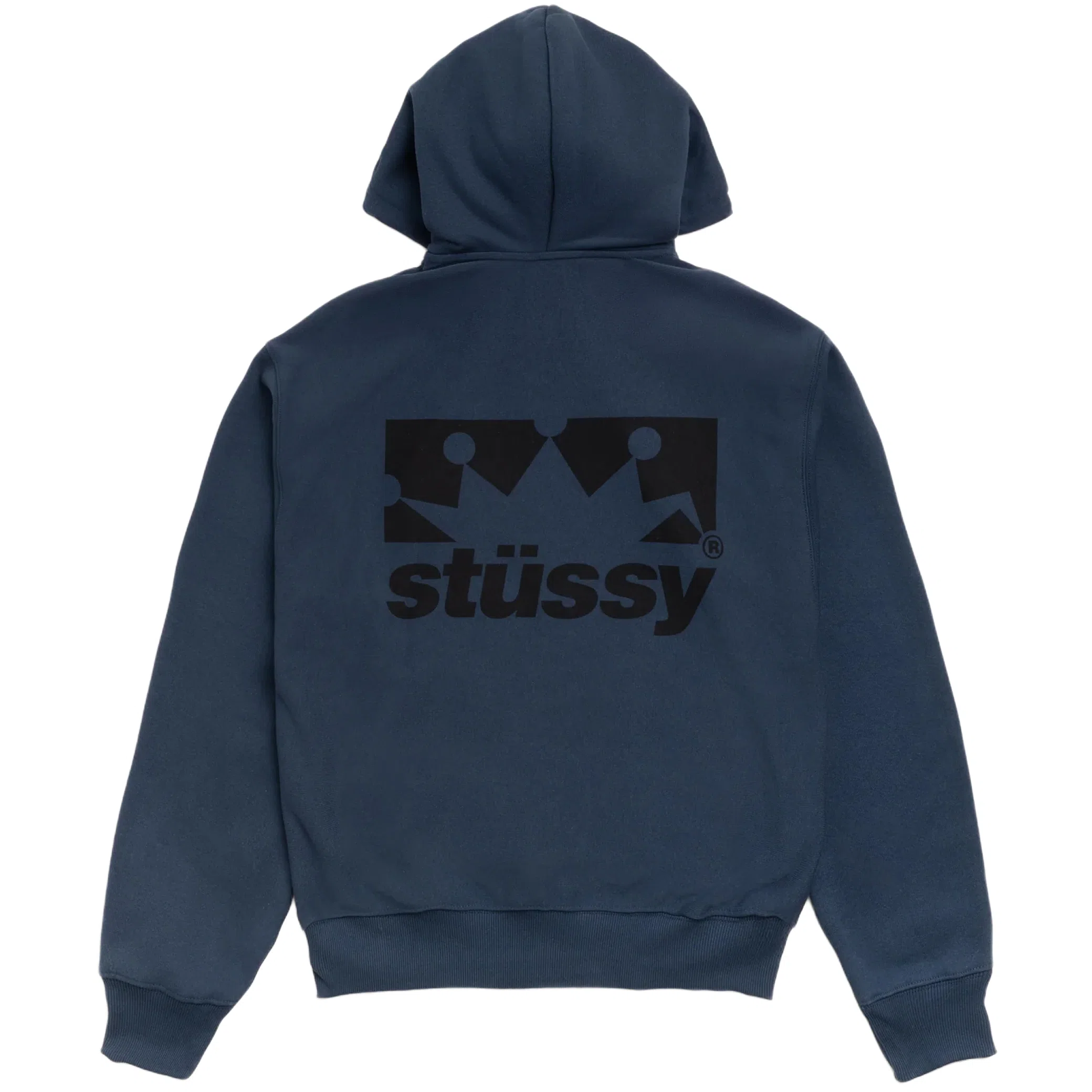 Худи Stussy Box Crown Zip Hoodie "Navy" | Farsel