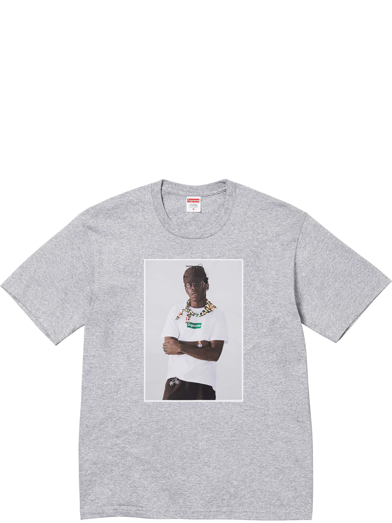 Футболки Supreme FW24 Tyler, The Creator Tee "Heather Grey" | Farsel