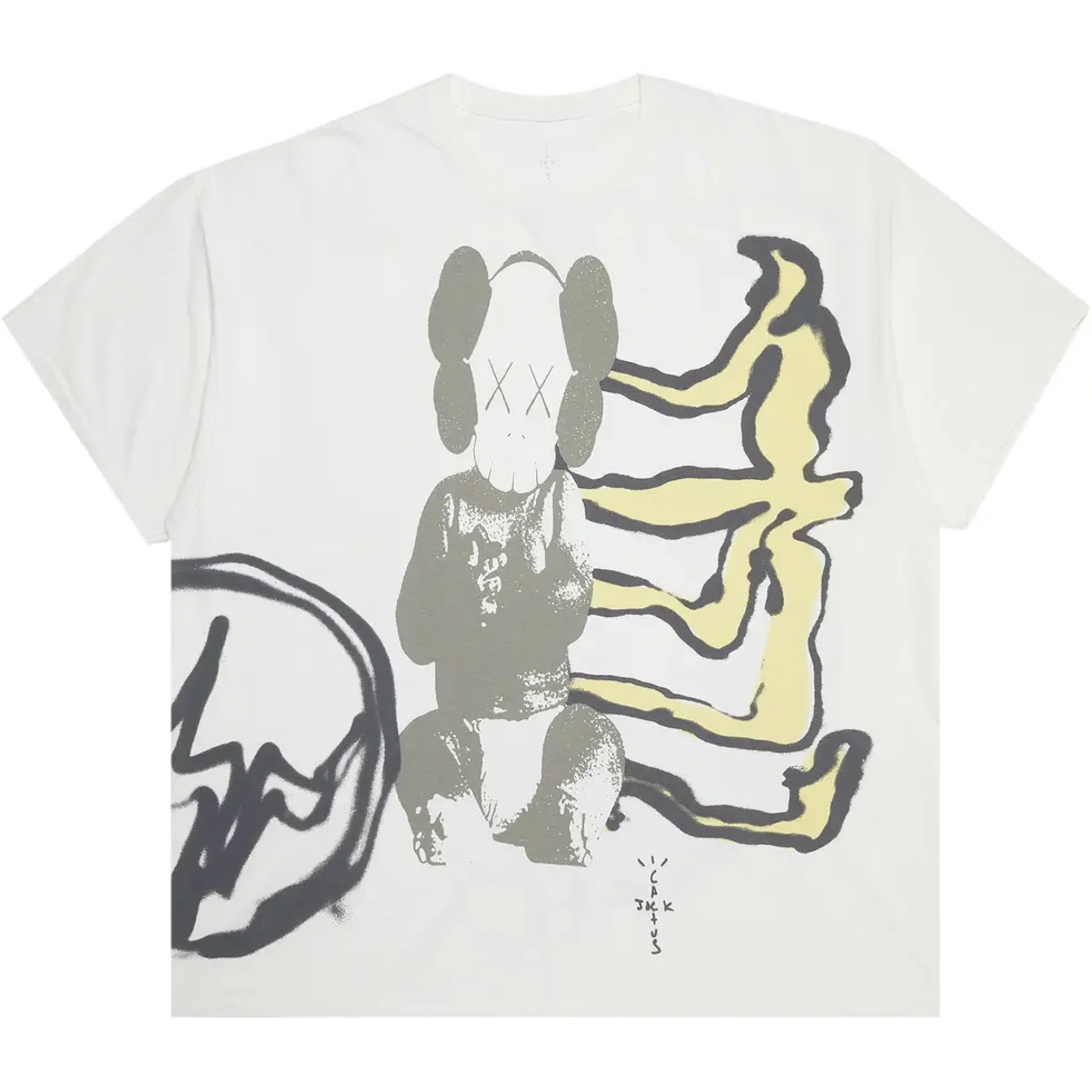  Travis Scott FW21 KAWS For Fragment Tee "Vintage Wash" | Farsel