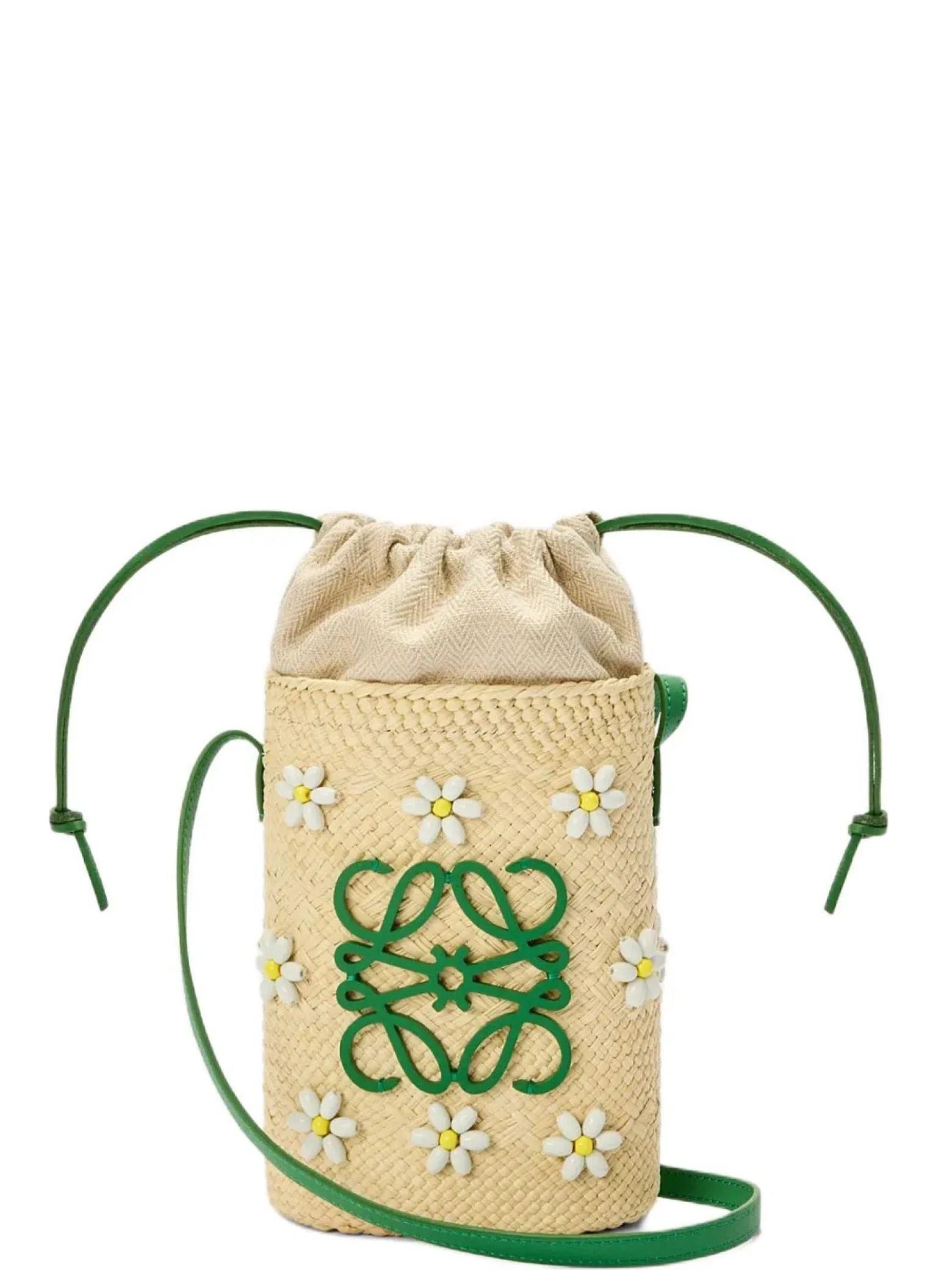 Сумки LOEWE Paula’s Ibiza Square Pocket "Tropical Green/White" | Farsel