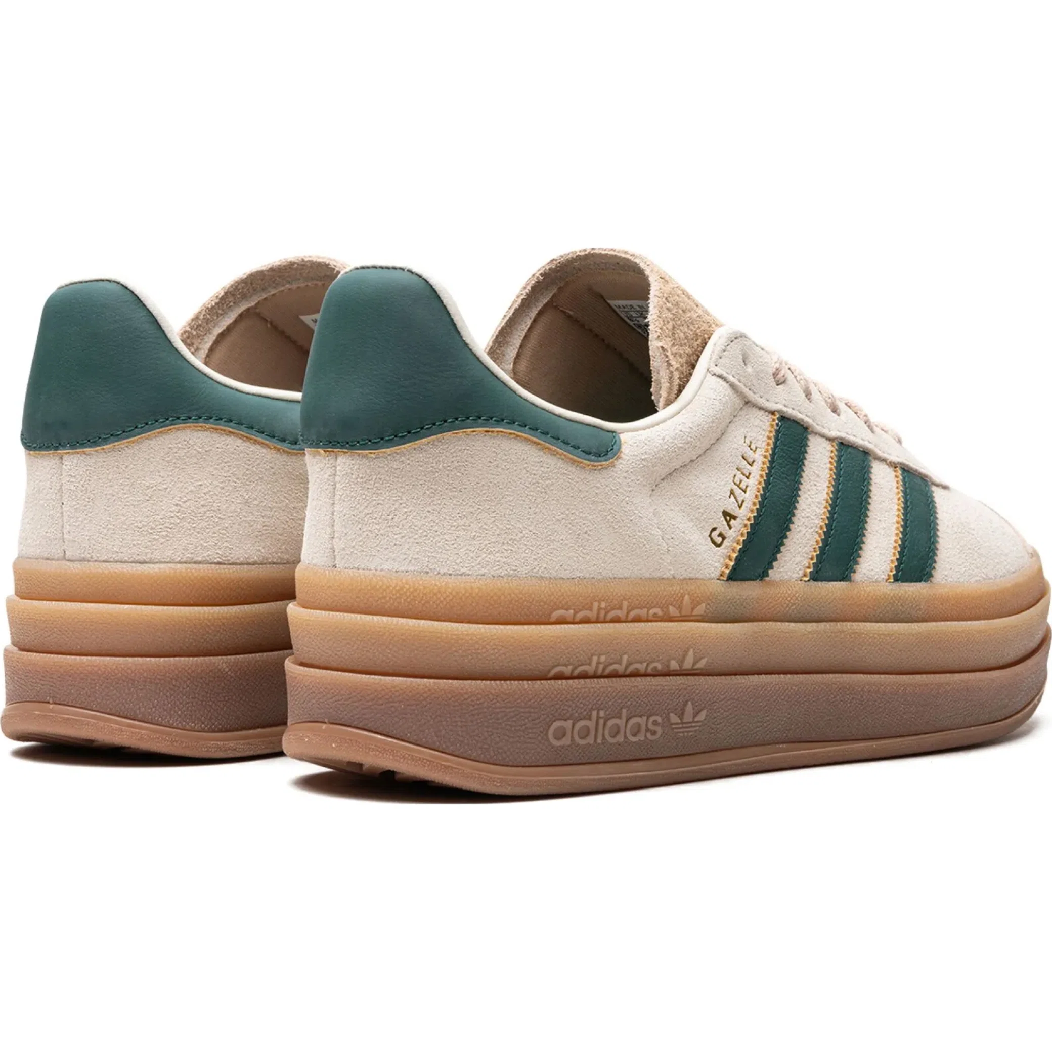 Кроссовки Adidas Gazelle Bold WMNS "Cream Collegiate Green" | Farsel