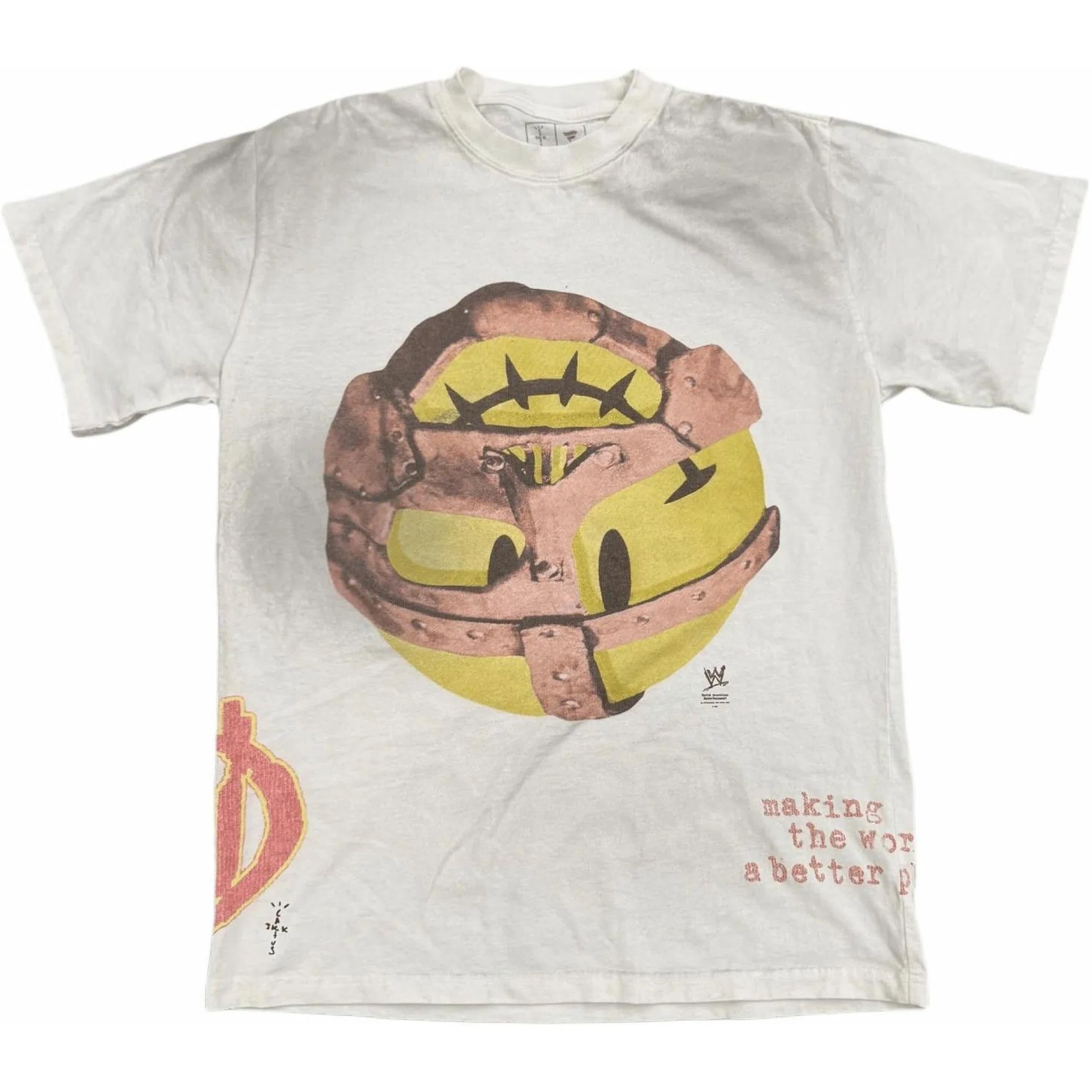  Travis Scott FW24 WWE Mankind Tee "White" | Farsel