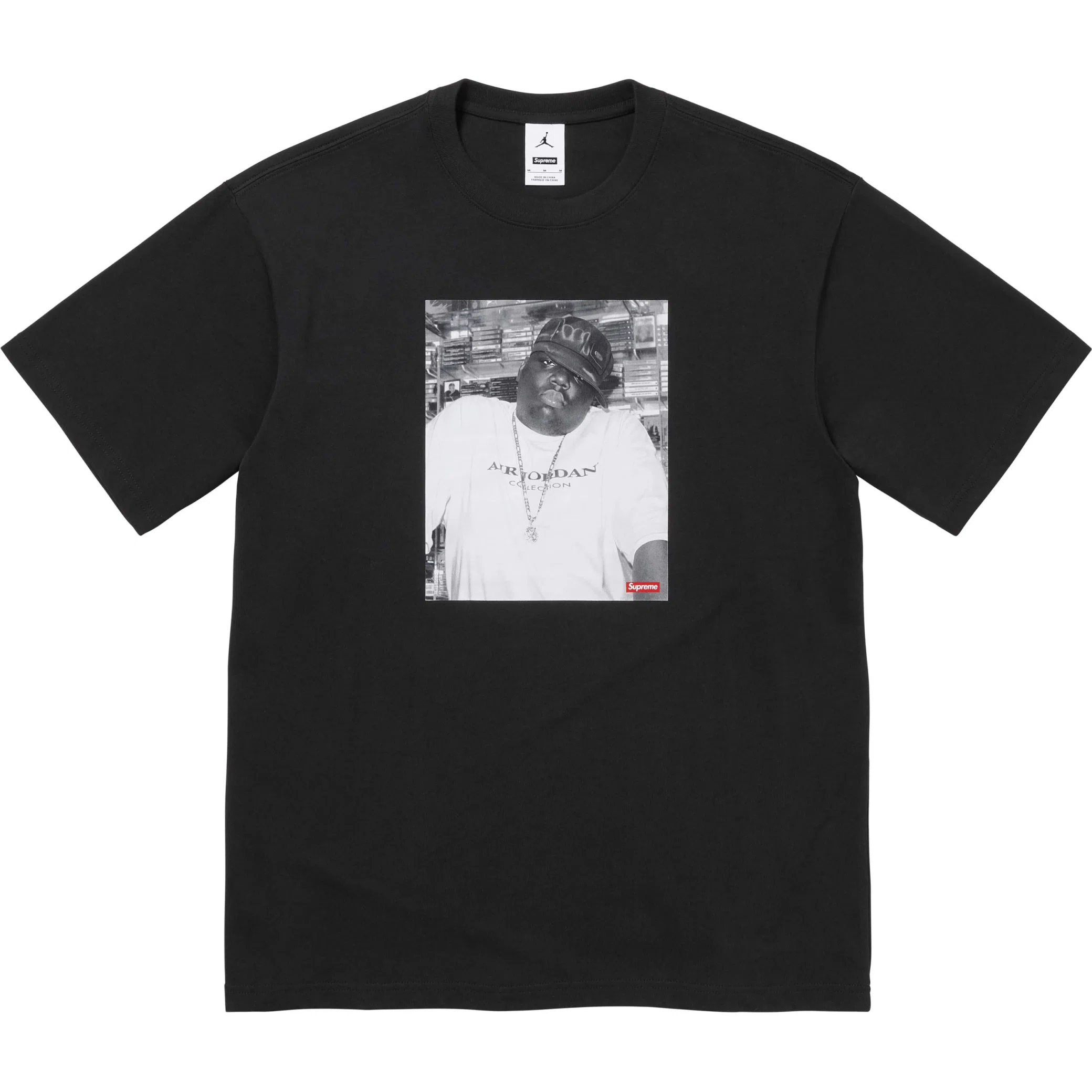 Футболки Supreme FW24 Jordan Biggie S/S Top "Black" | Farsel