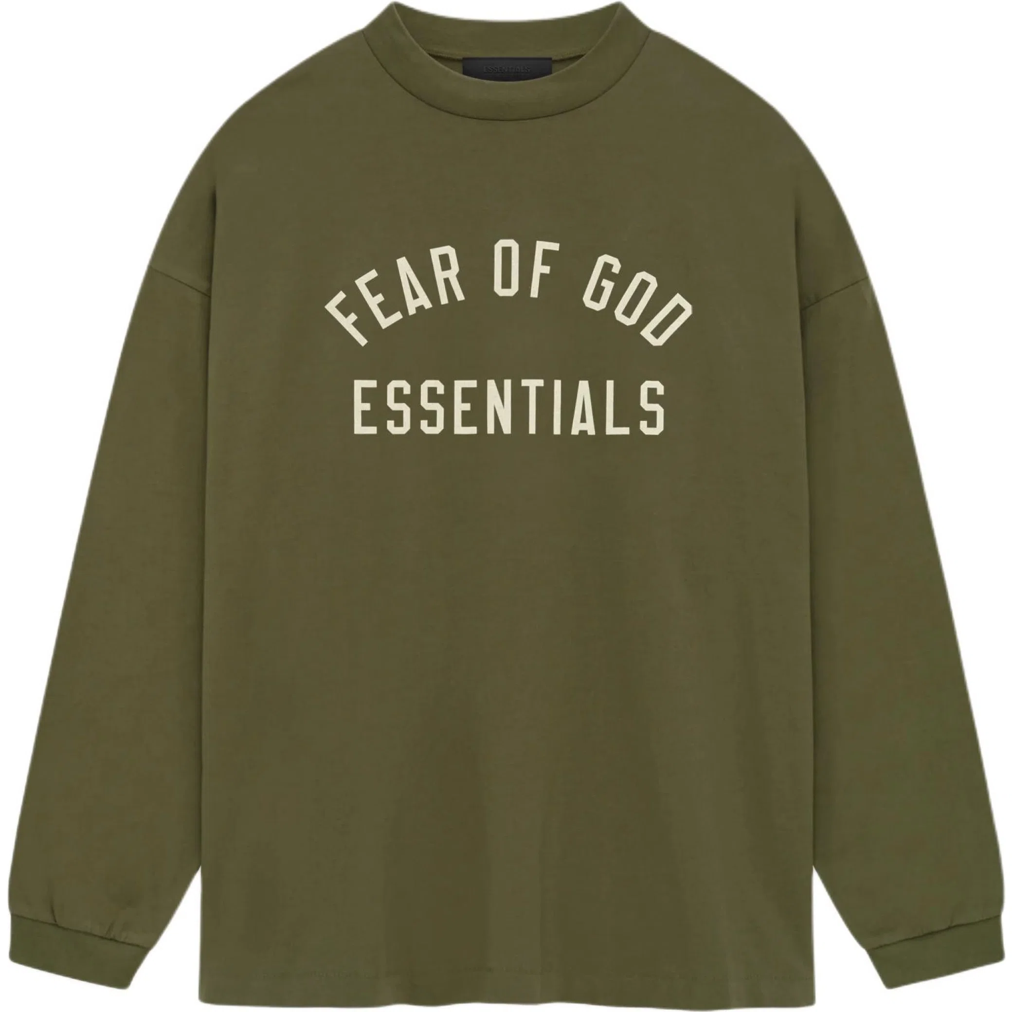  Fear of God FW24 Essentials Jersey Long-Sleeve Tee "Military" | Farsel