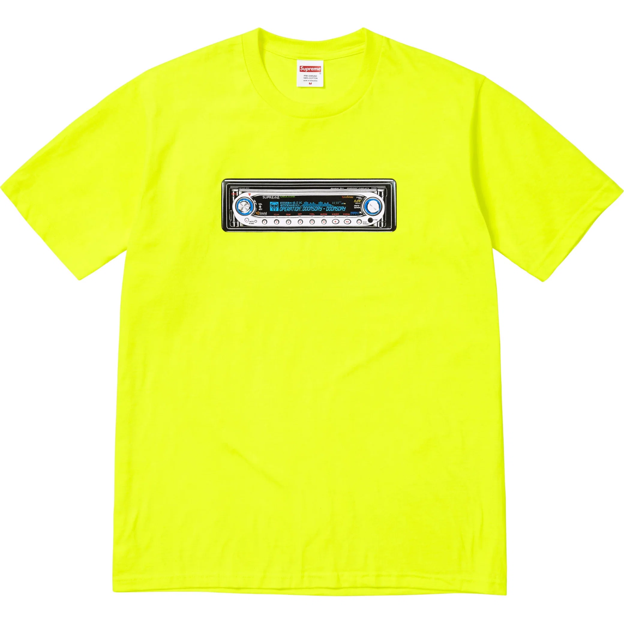  Supreme SS25 Receiver Tee "Fluorescent Yellow" | Farsel