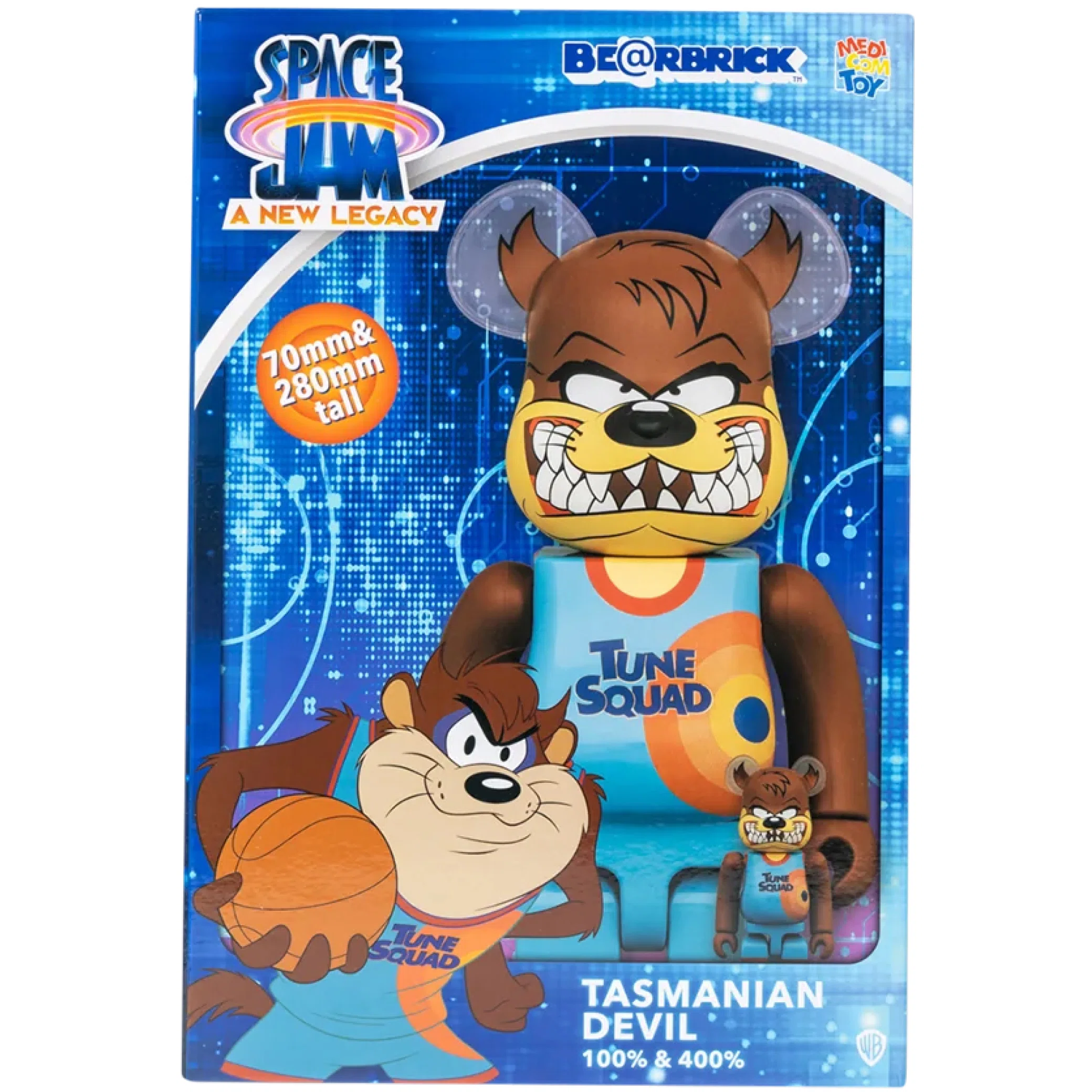 Игрушки Medicom Toy Space Jam A New Legacy Tasmanian Devil Bearbrick "100% and 400%" | Farsel