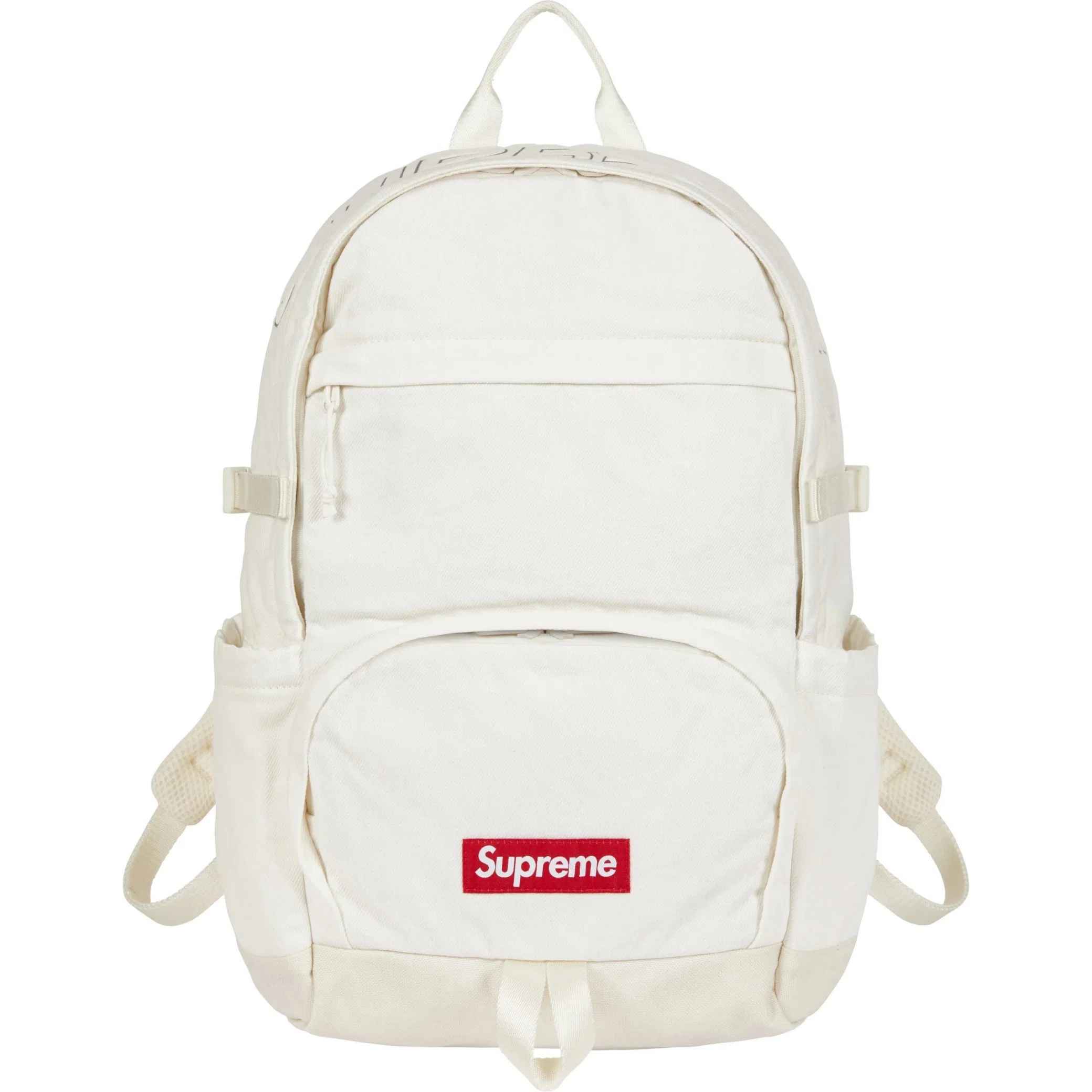  Supreme FW25 Denim Backpack "White" | Farsel