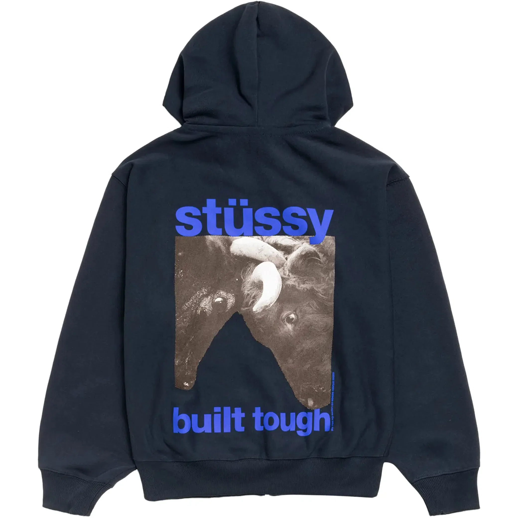 Худи Stussy Built Tough Zip Hoodie "Navy" | Farsel