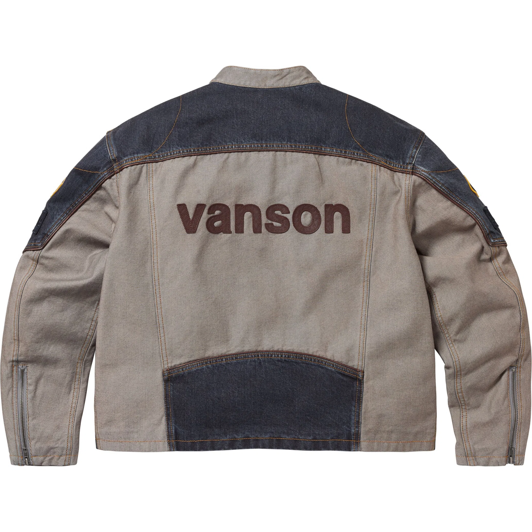 Куртки Supreme SS25 Vanson Leathers Cordura Cotton Jacket "Denim" | Farsel