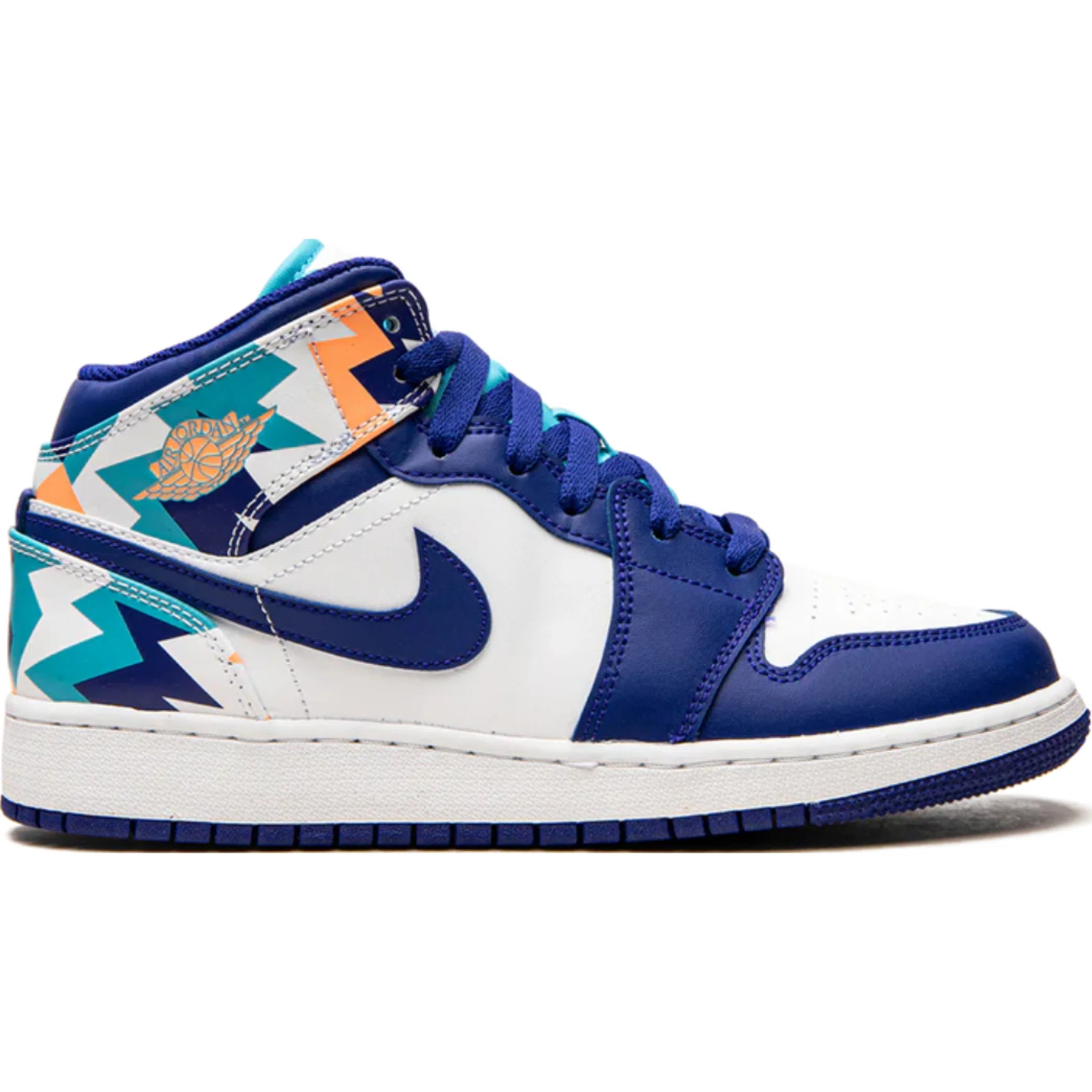 Кроссовки Nike Air Jordan 1 Mid GS "Geometric Print" | Farsel