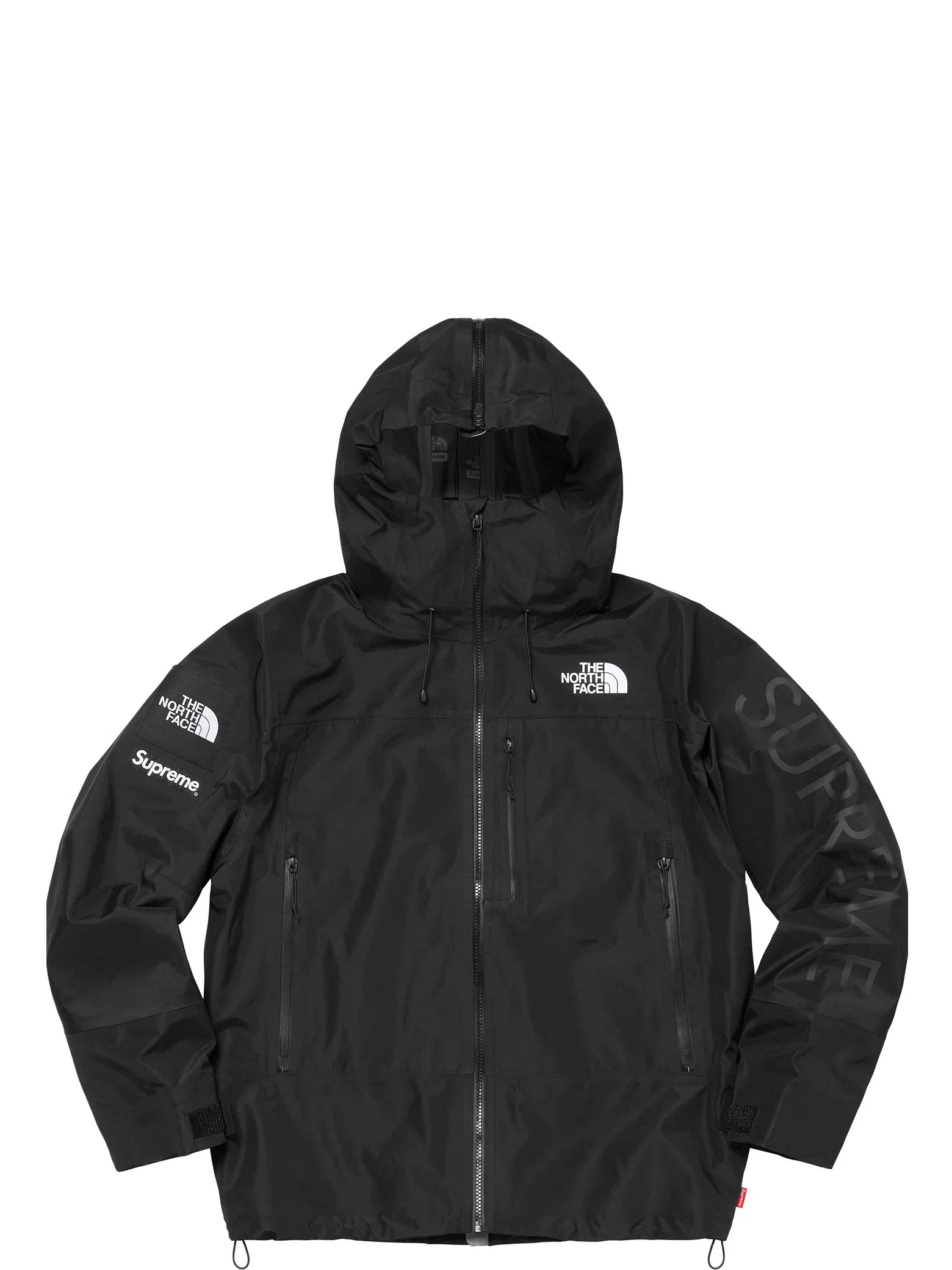 Куртки Supreme SS24 The North Face Split Taped Seam Shell Jacket "Black" | Farsel