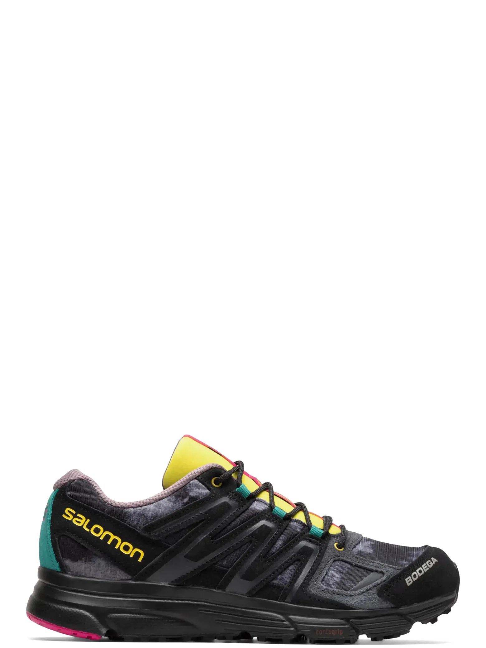 Кроссовки Salomon Bodega x X-Mission 4 Suede "Black Yellow" | Farsel