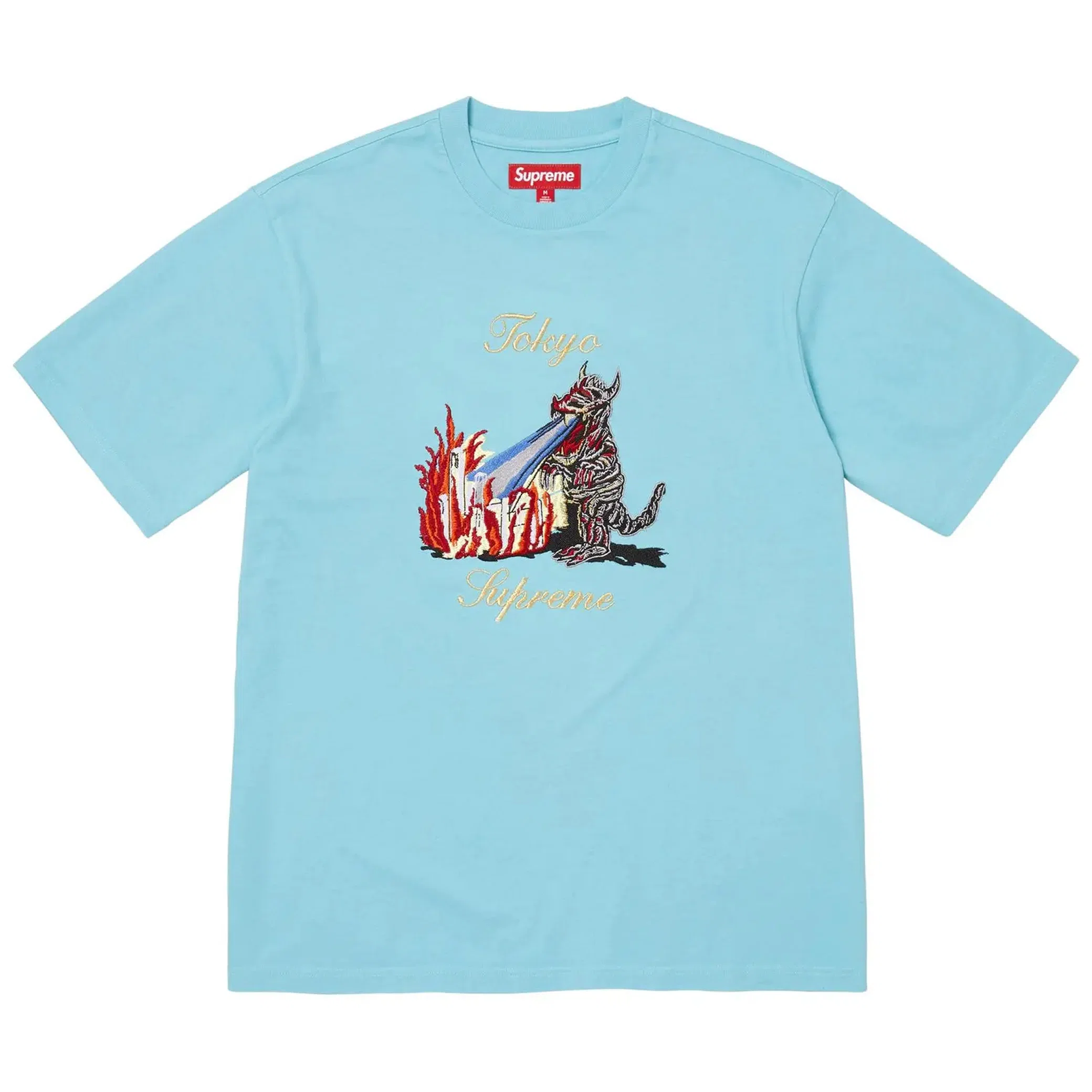 Футболки Supreme Monster Short-Sleeve Top "Light Blue" | Farsel