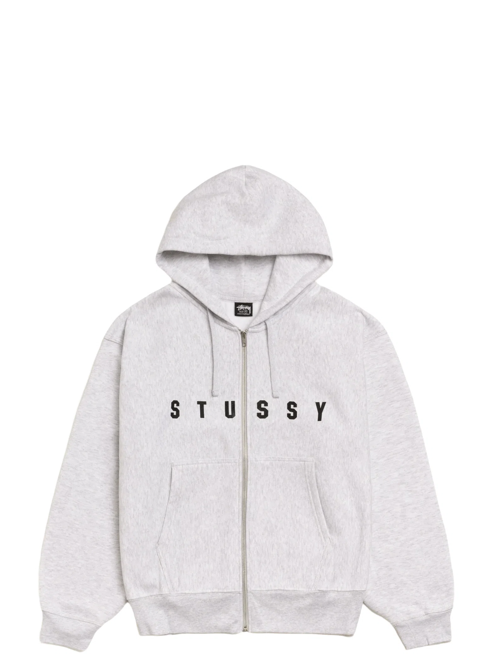 Худи Stussy Lens Zip Hoodie "Ash Heather" | Farsel