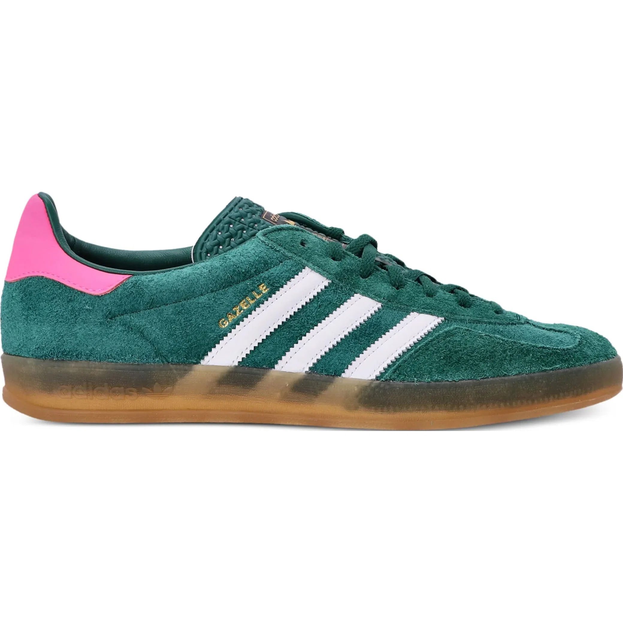 Кроссовки Adidas Gazelle Indoor WMNS "Collegiate Green / Lucid Pink" | Farsel