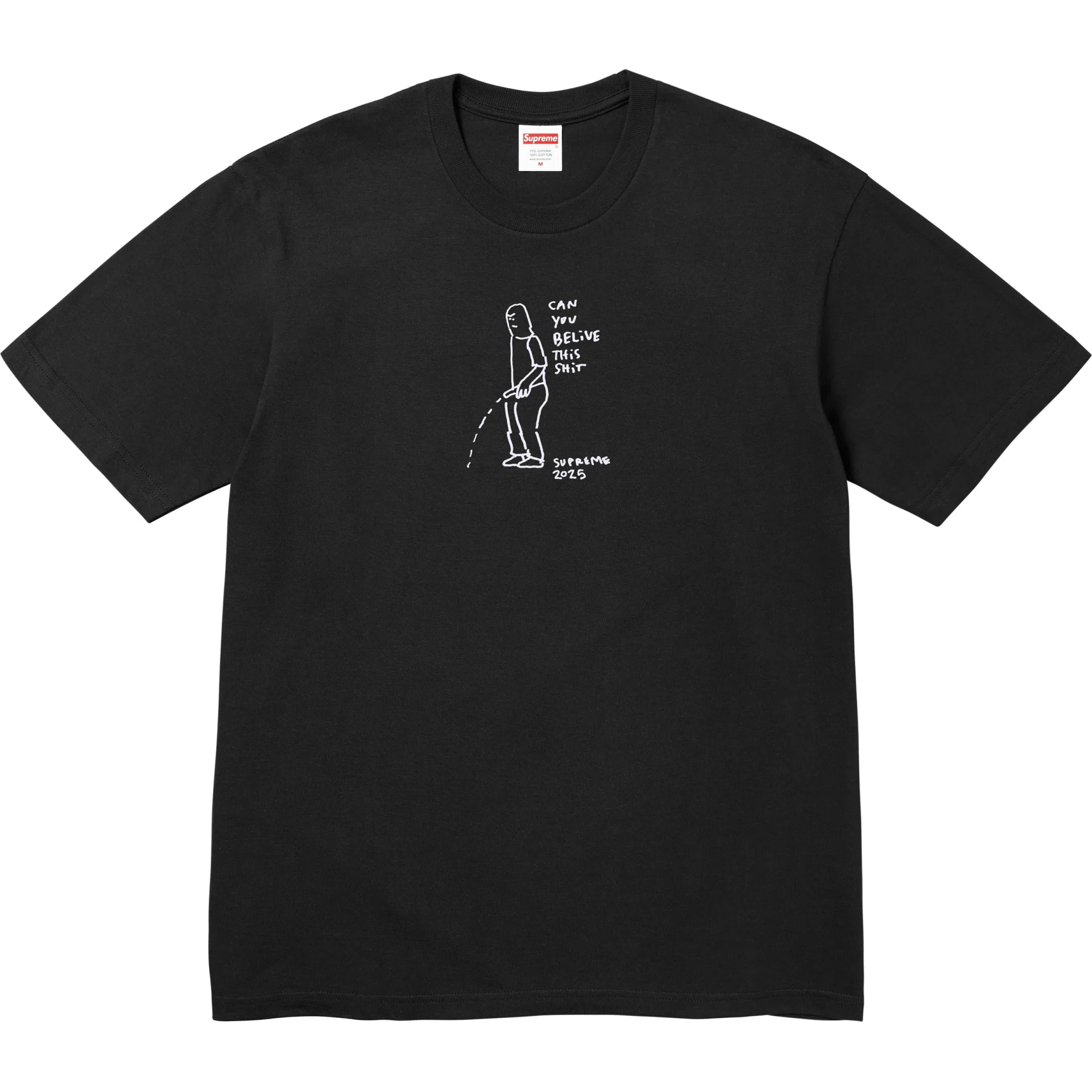  Supreme SS25 Piss Tee "Black" | Farsel