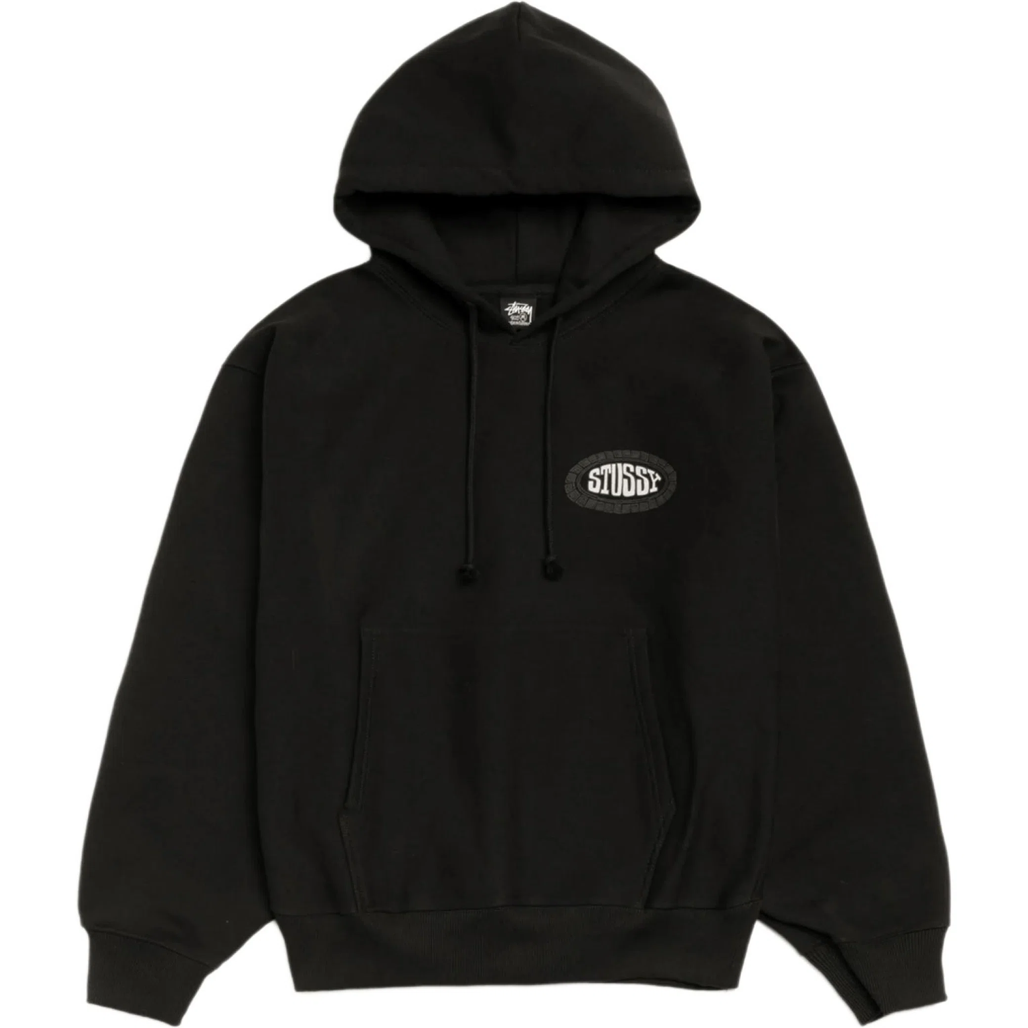 Худи Stussy Tile Oval Hoodie "Black" | Farsel