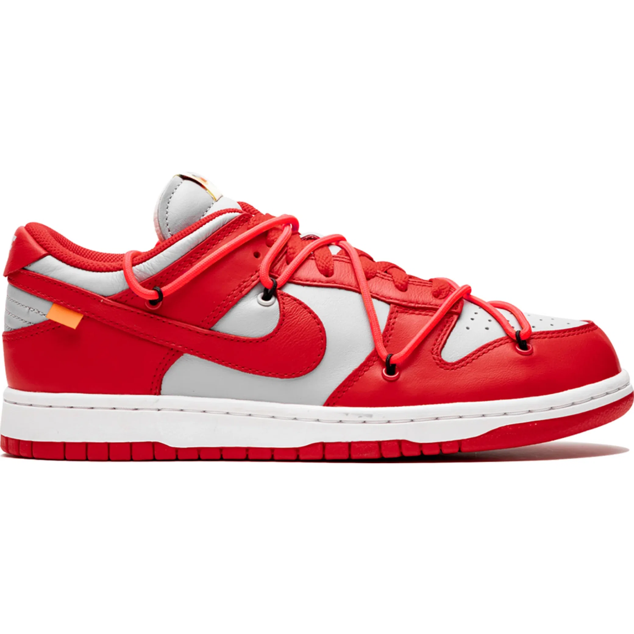 Кроссовки Nike Dunk Low "Off-White - University Red" | Farsel