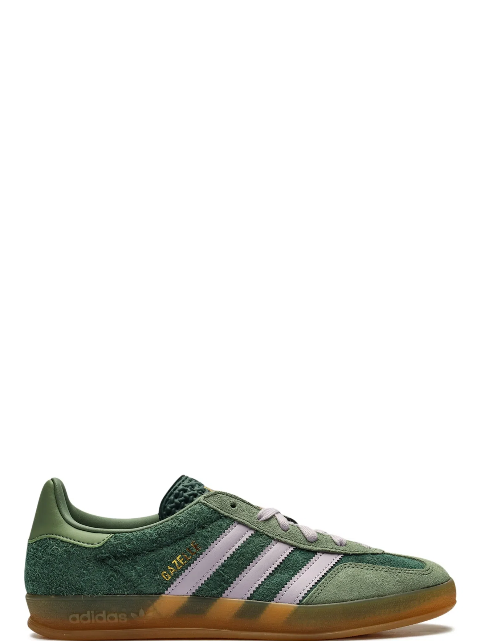 Кроссовки Adidas Gazelle Indoor "Mineral Green Silver" | Farsel