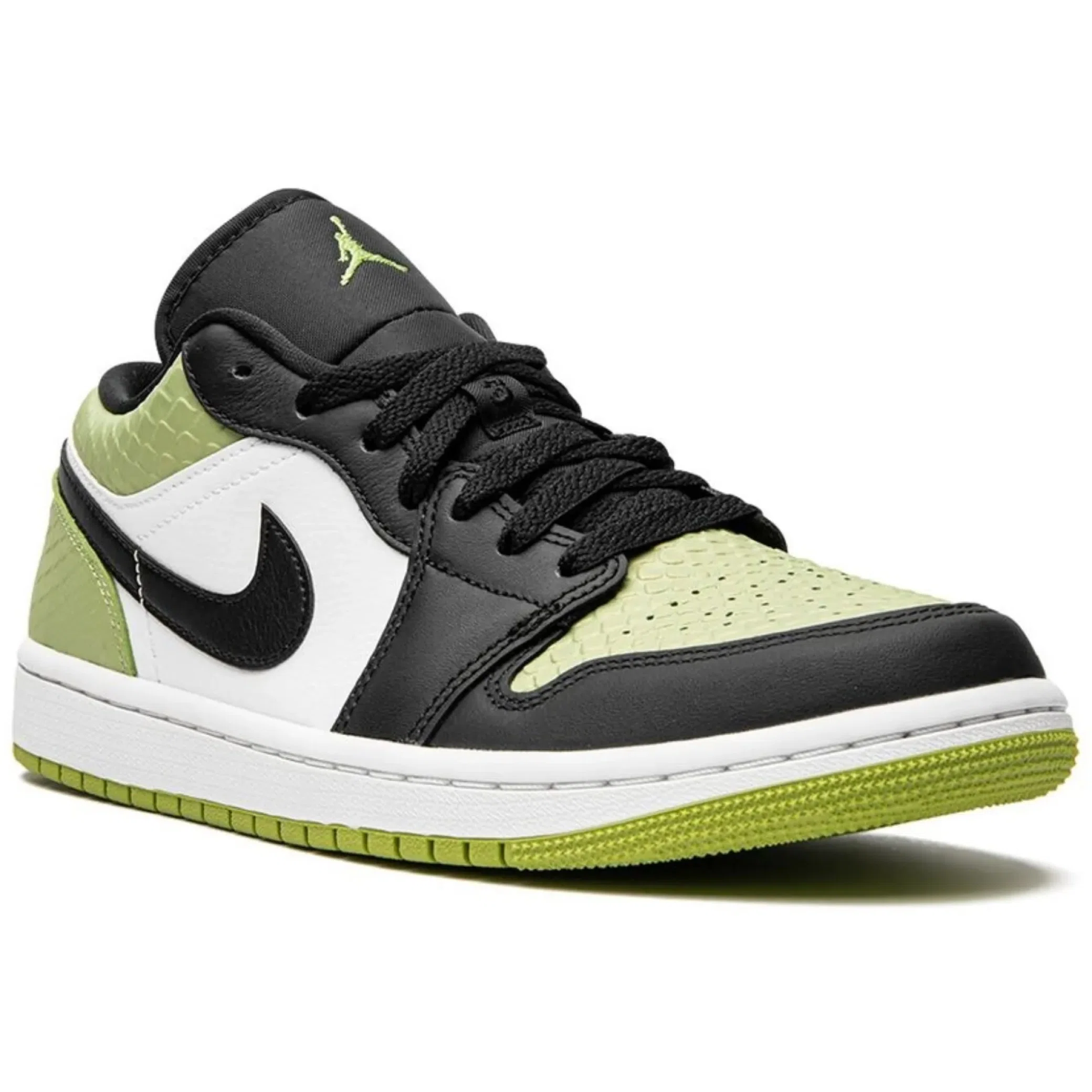 Кроссовки Nike Air Jordan 1 Low WMNS "Snakeskin Vivid Green" | Farsel