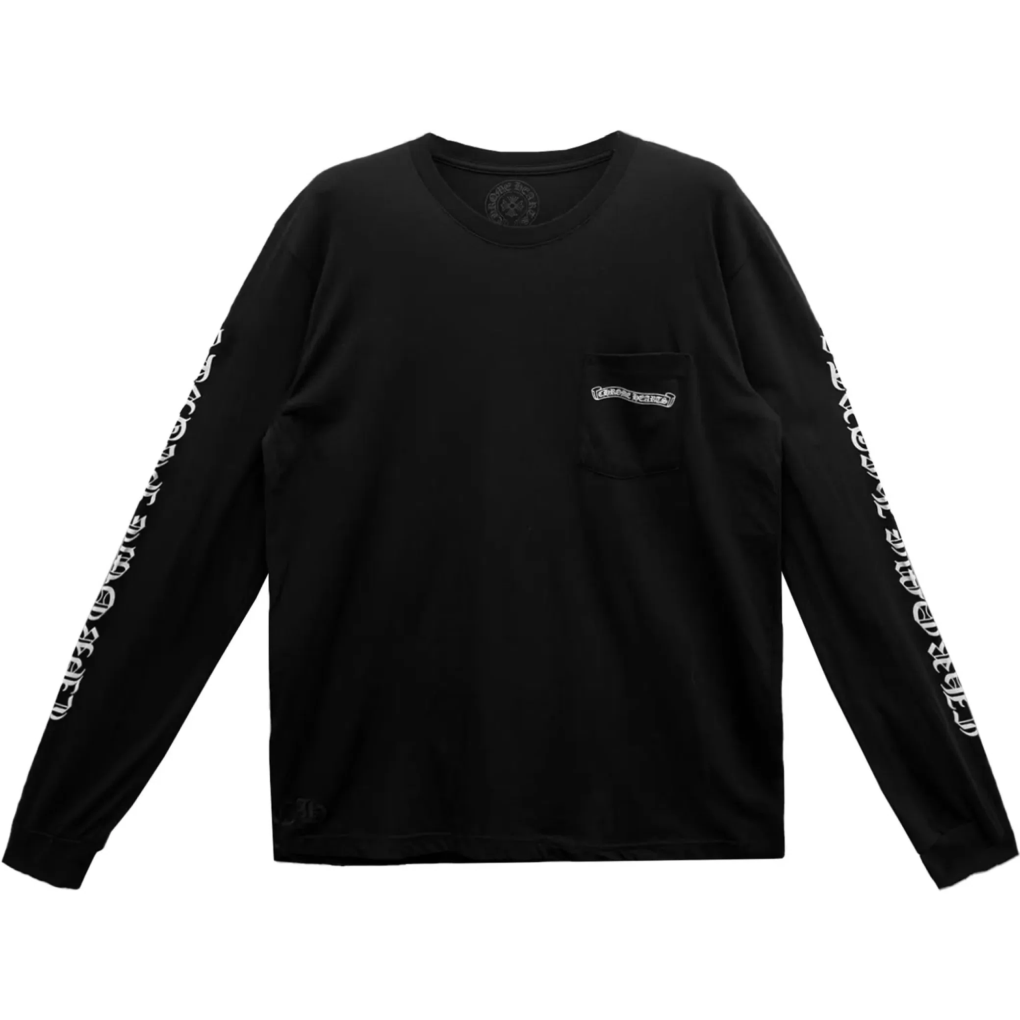 Лонгсливы Chrome Hearts Scroll Long Sleeve T-Shirt "Black" | Farsel