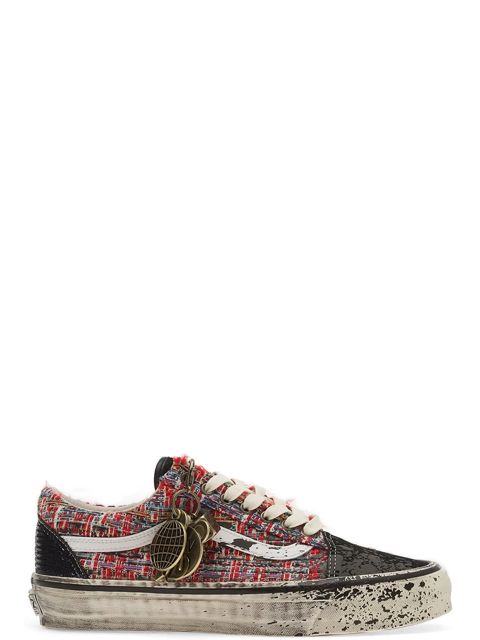 Кеды Vans Old Skool Premium Charms "Red Black" | Farsel