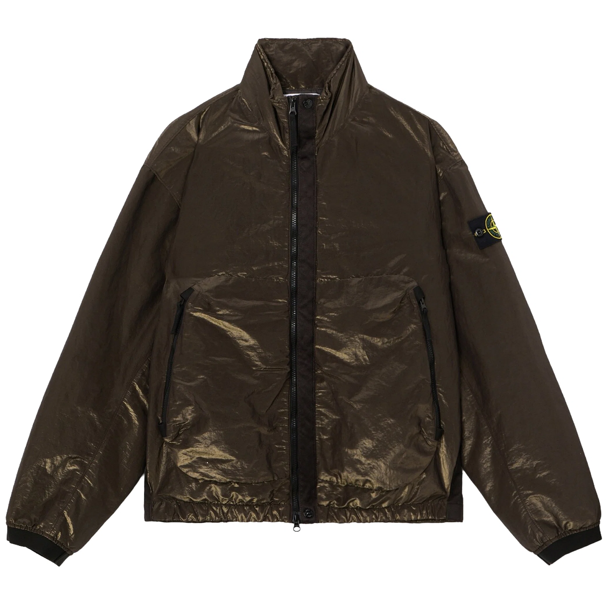Куртки Stone Island Nylon Metal Colour Weft Jacket "Dark Brown" | Farsel