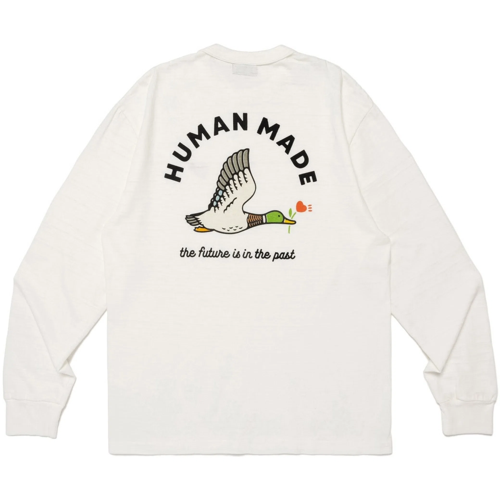 Лонгсливы Human Made Graphic L/S T-Shirt "White" | Farsel