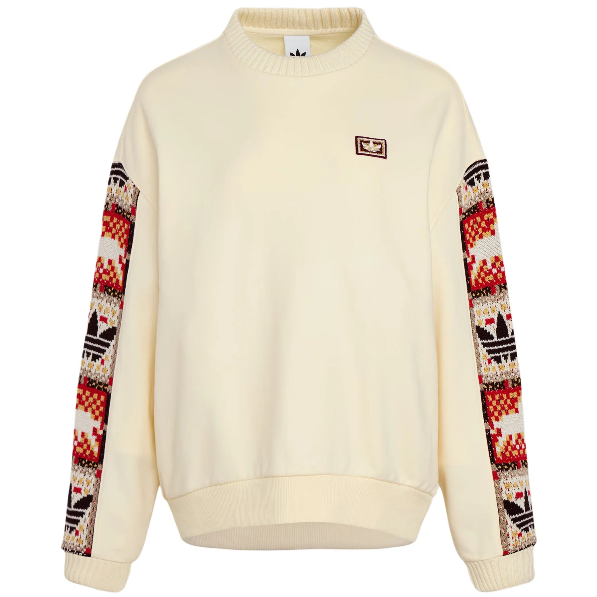 Свитшоты Adidas Originals Crafted Crewneck Sweatshirt "Cream White" | Farsel