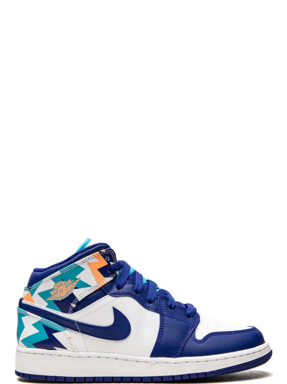 Кроссовки Nike Air Jordan 1 Mid GS "Geometric Print" | Farsel