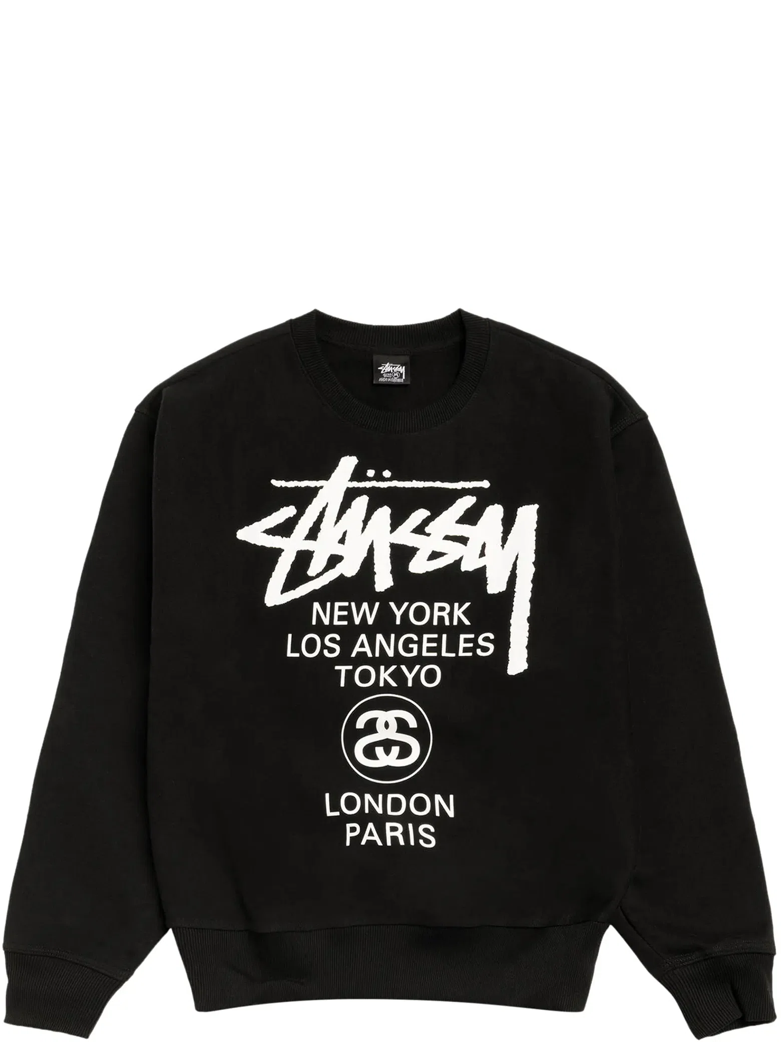 Свитшоты Stussy World Tour Crew "Black" | Farsel