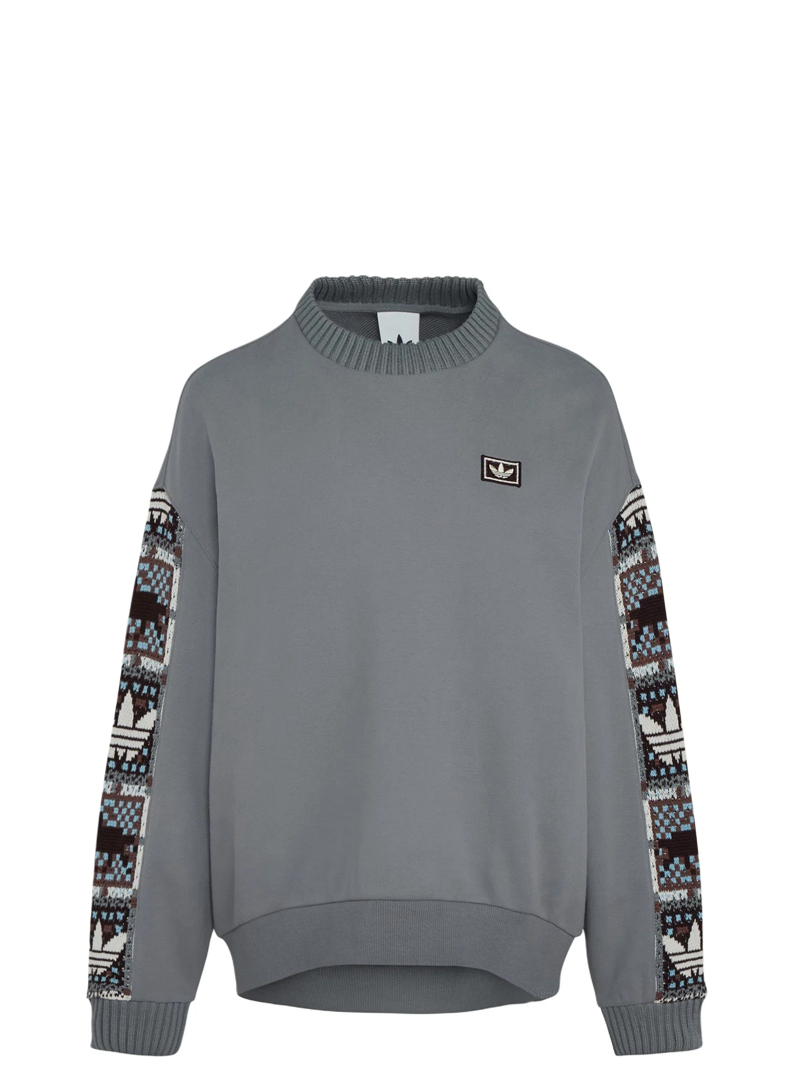 Свитшоты Adidas Originals Crafted Crewneck Sweatshirt "Grey Three" | Farsel