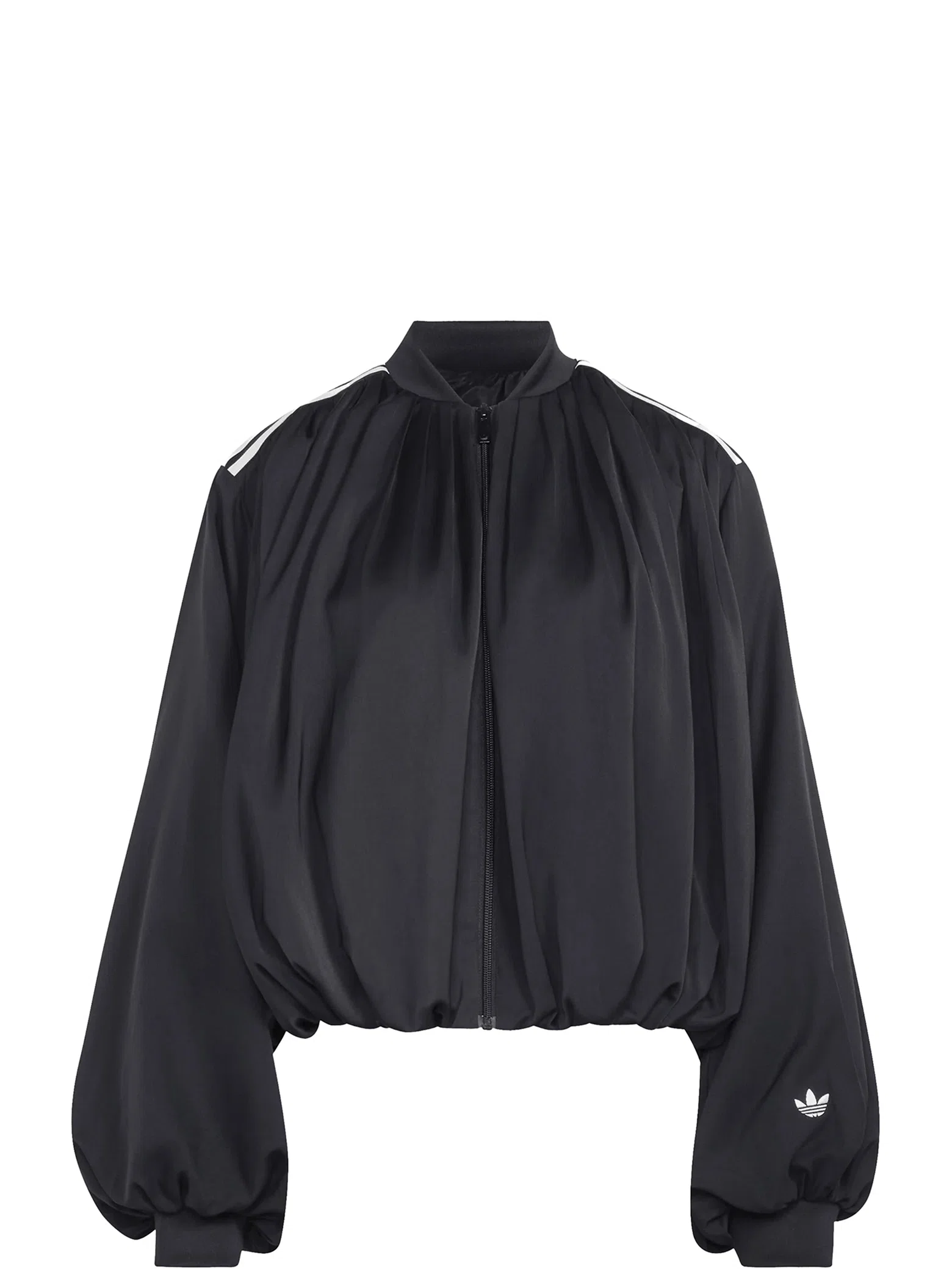 Куртки Adidas Satin Pleated Track Top "Black" | Farsel