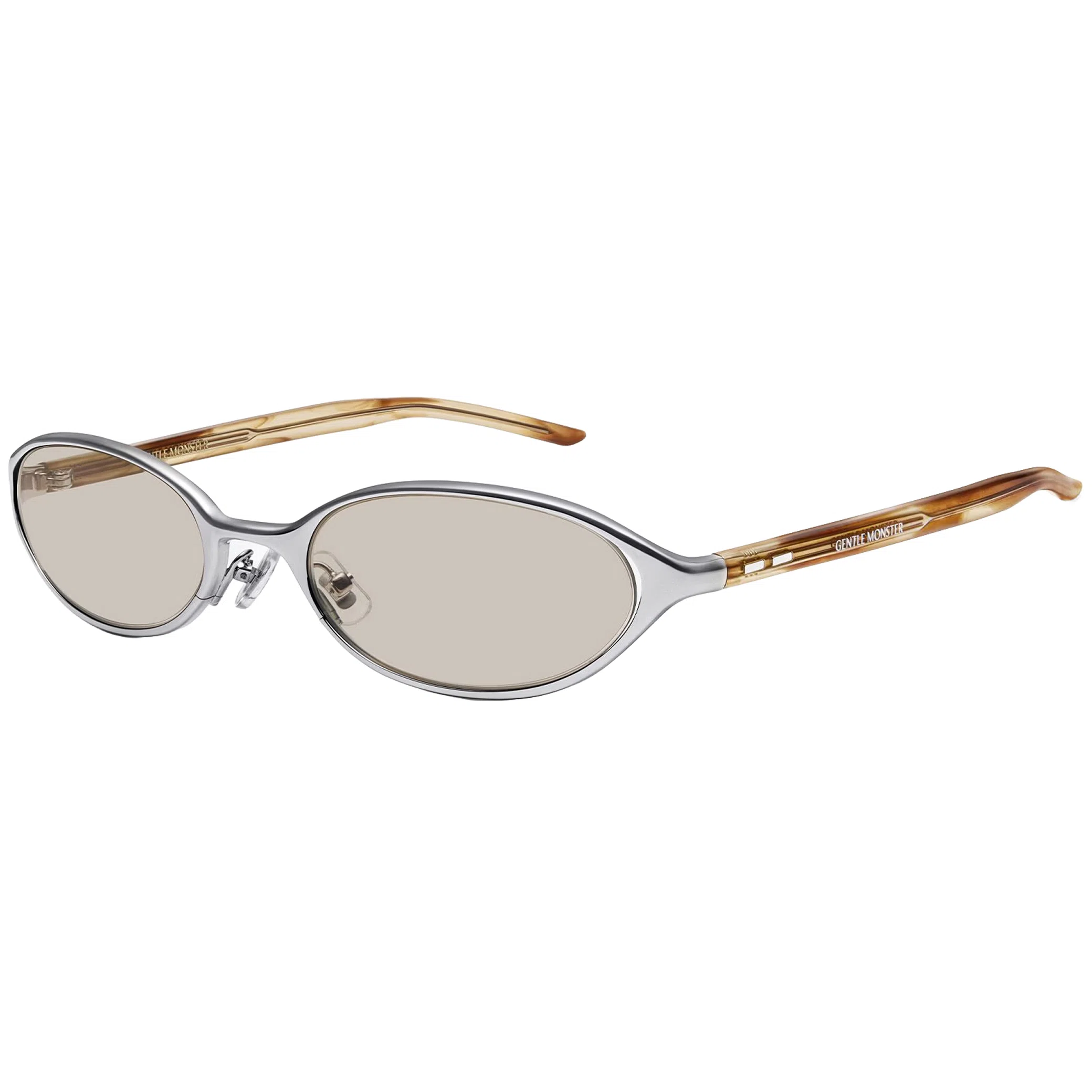 Очки Gentle Monster Moody 02(BR) "Silver / Brown" | Farsel