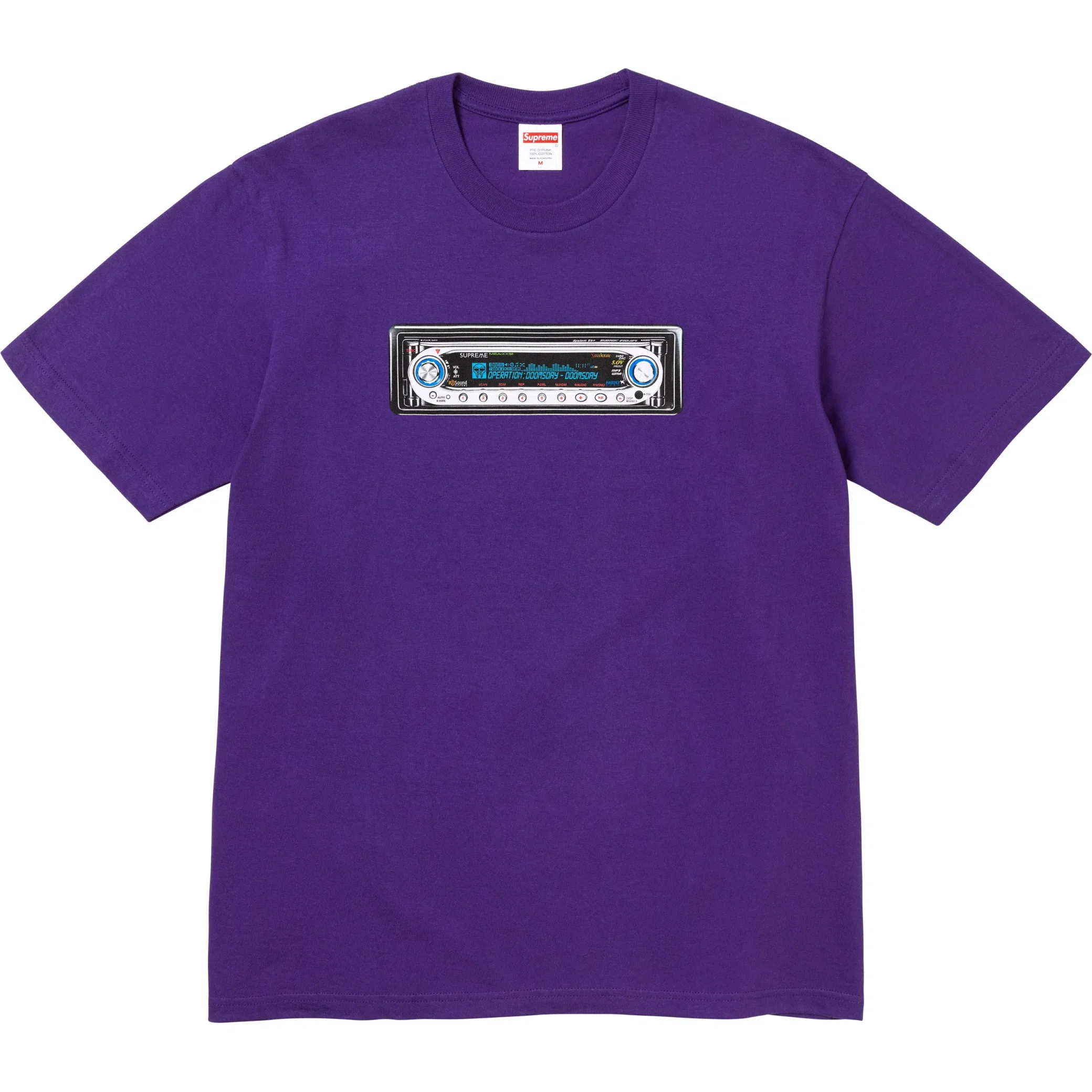 Футболки Supreme SS25 Receiver Tee "Purple" | Farsel