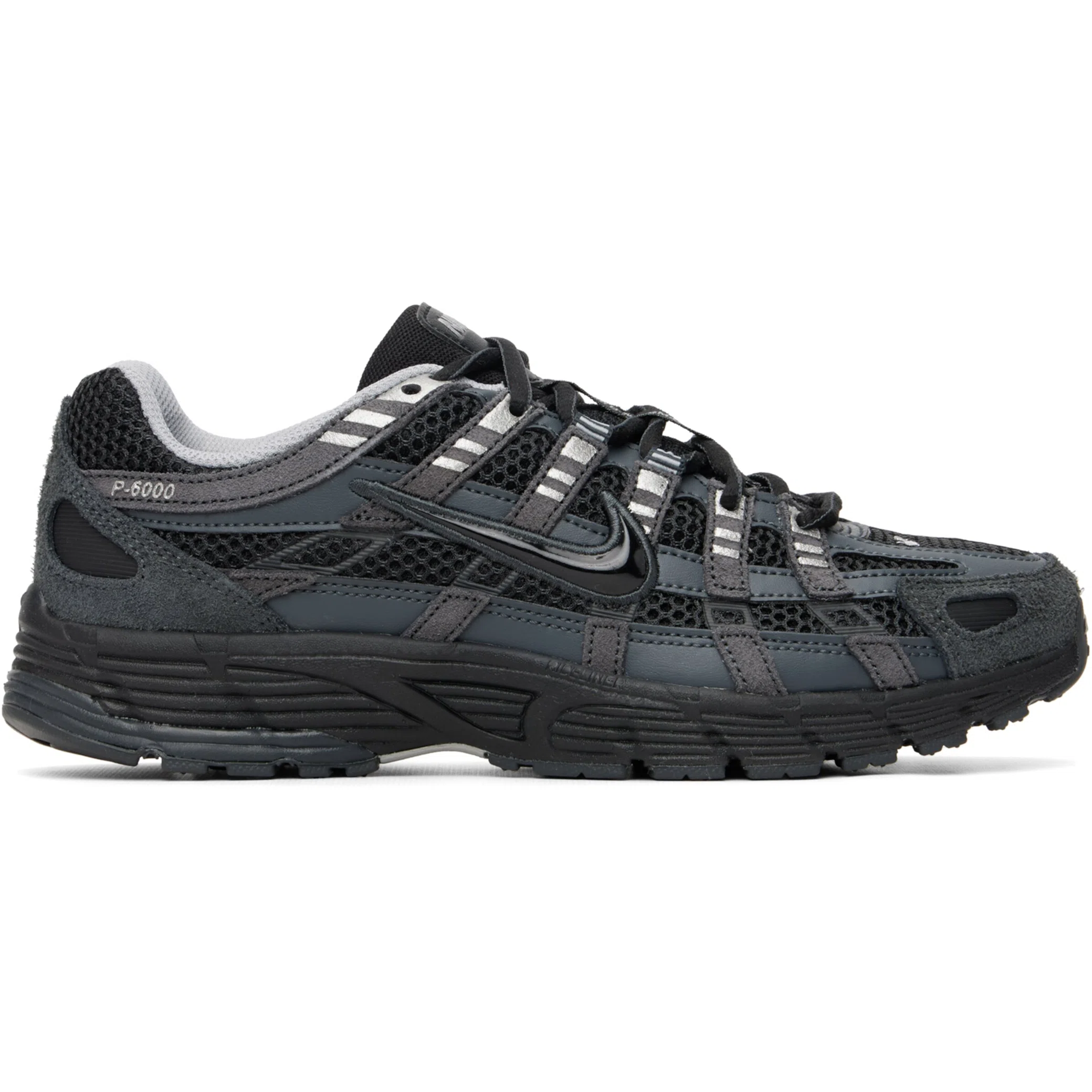 Кроссовки Nike P-6000 Suede "Anthracite Chrome Metallic Silver Black" | Farsel