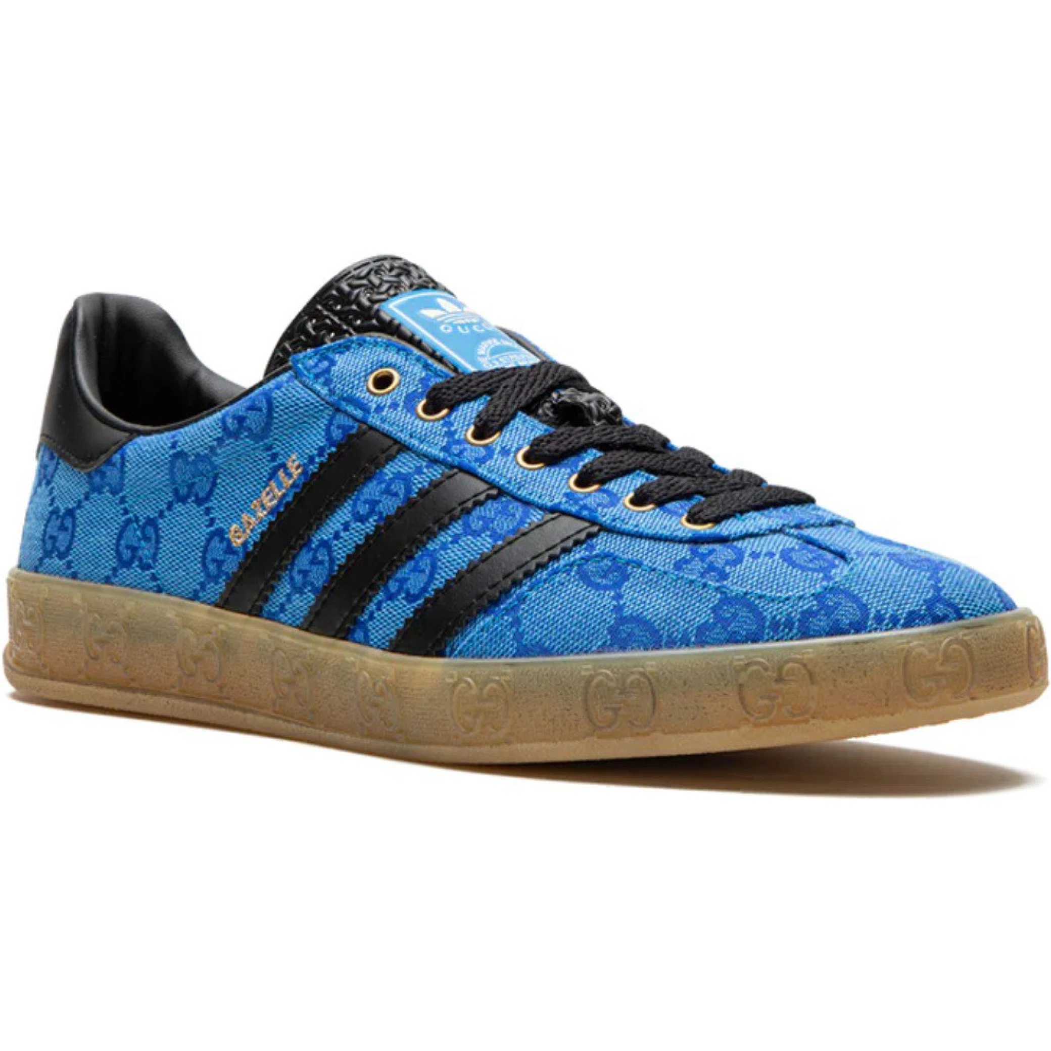  Adidas Gazelle "Gucci - GG Monogram - Blue" | Farsel