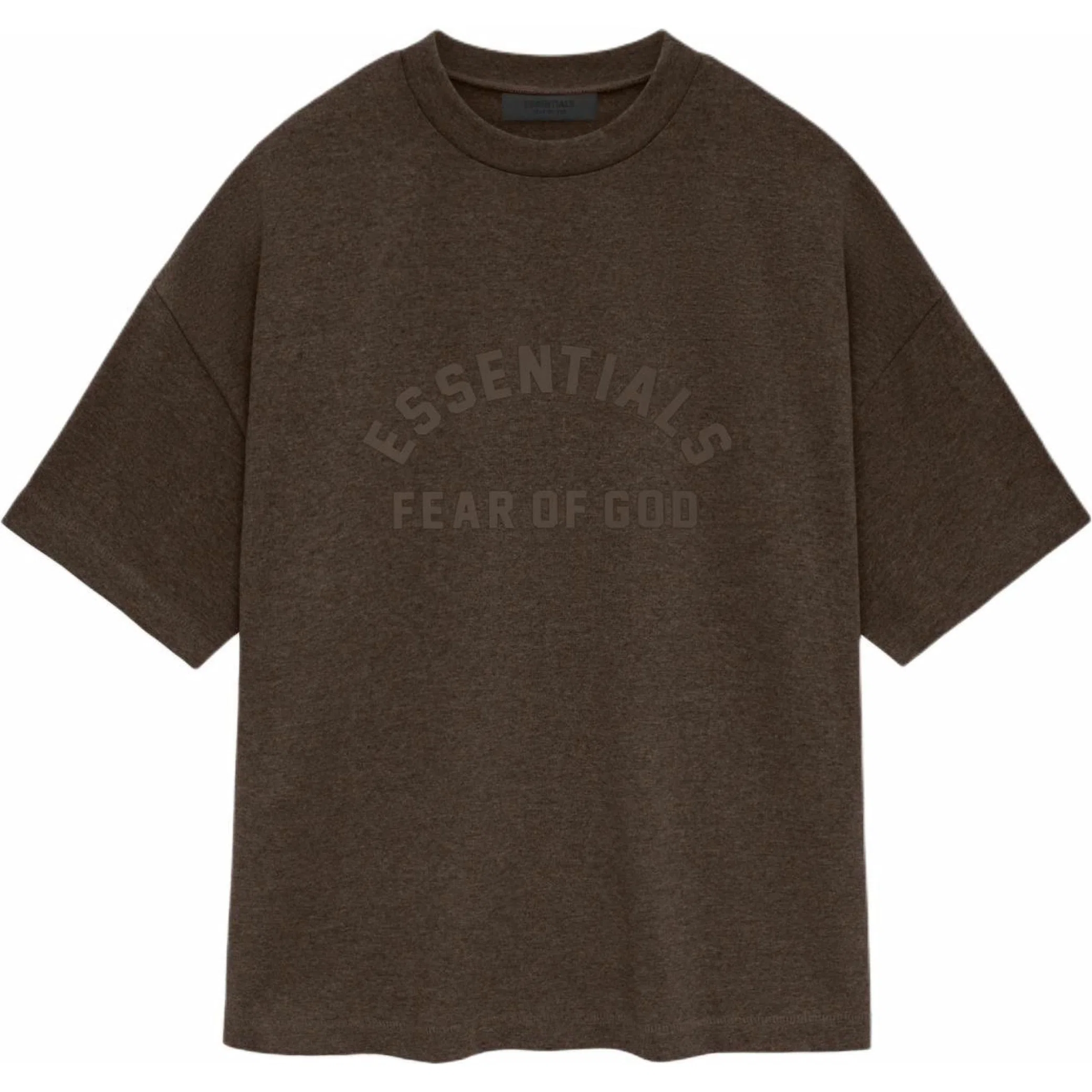 Футболки Fear of God SS24 Essentials Heavy Short-Sleeve Tee "Heather Wood" | Farsel