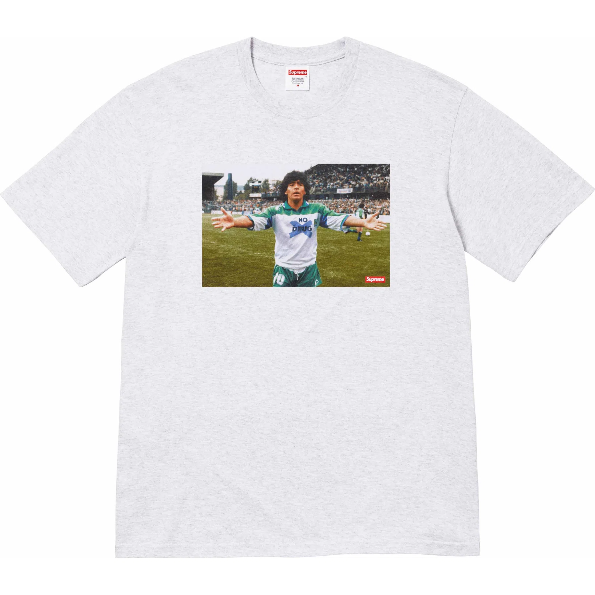 Supreme SS24 Maradona Tee "Ash Grey" | Farsel