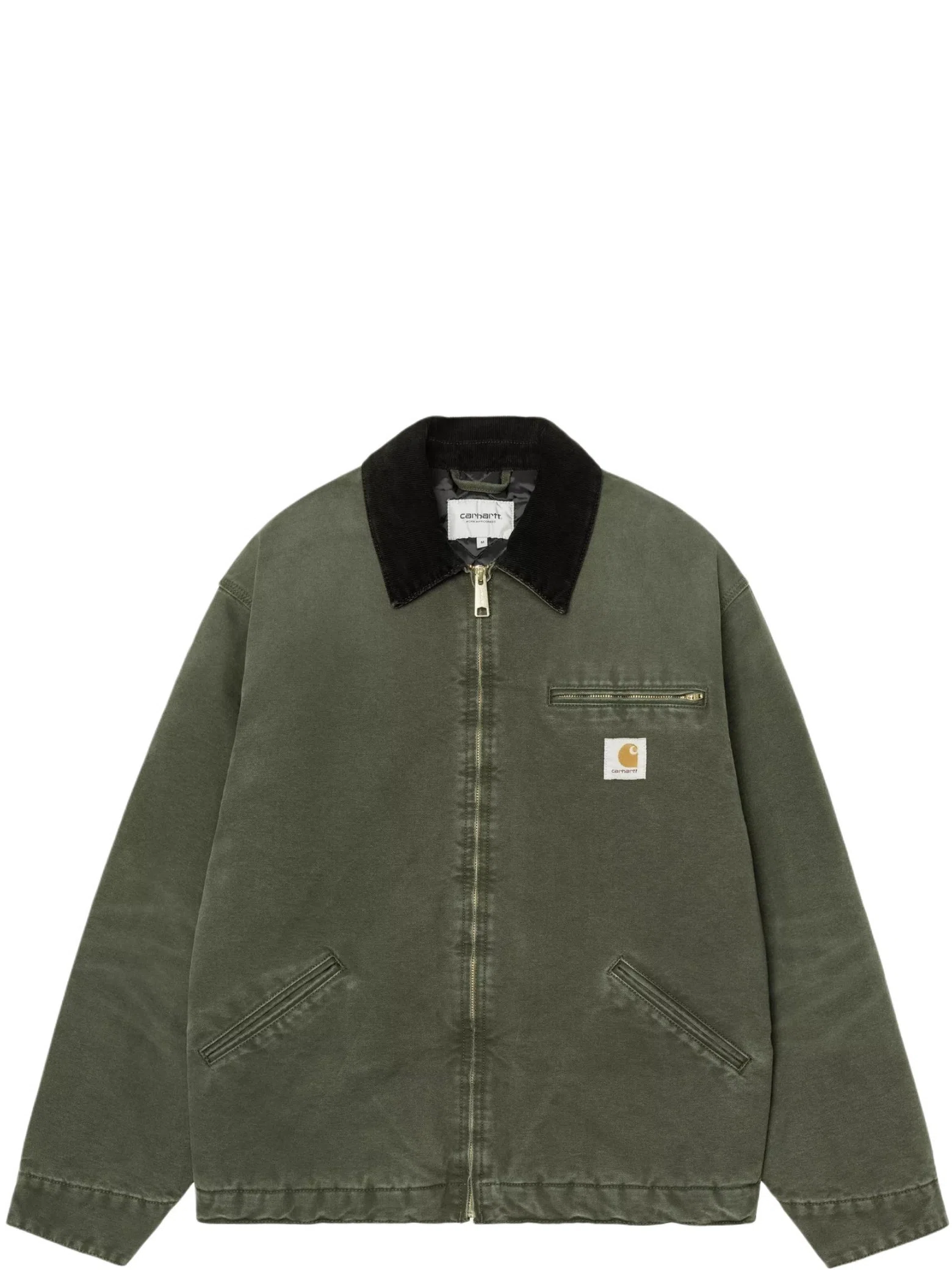 Куртки Carhartt OG Detroit Jacket "Olive / Black Stone Canvas" | Farsel