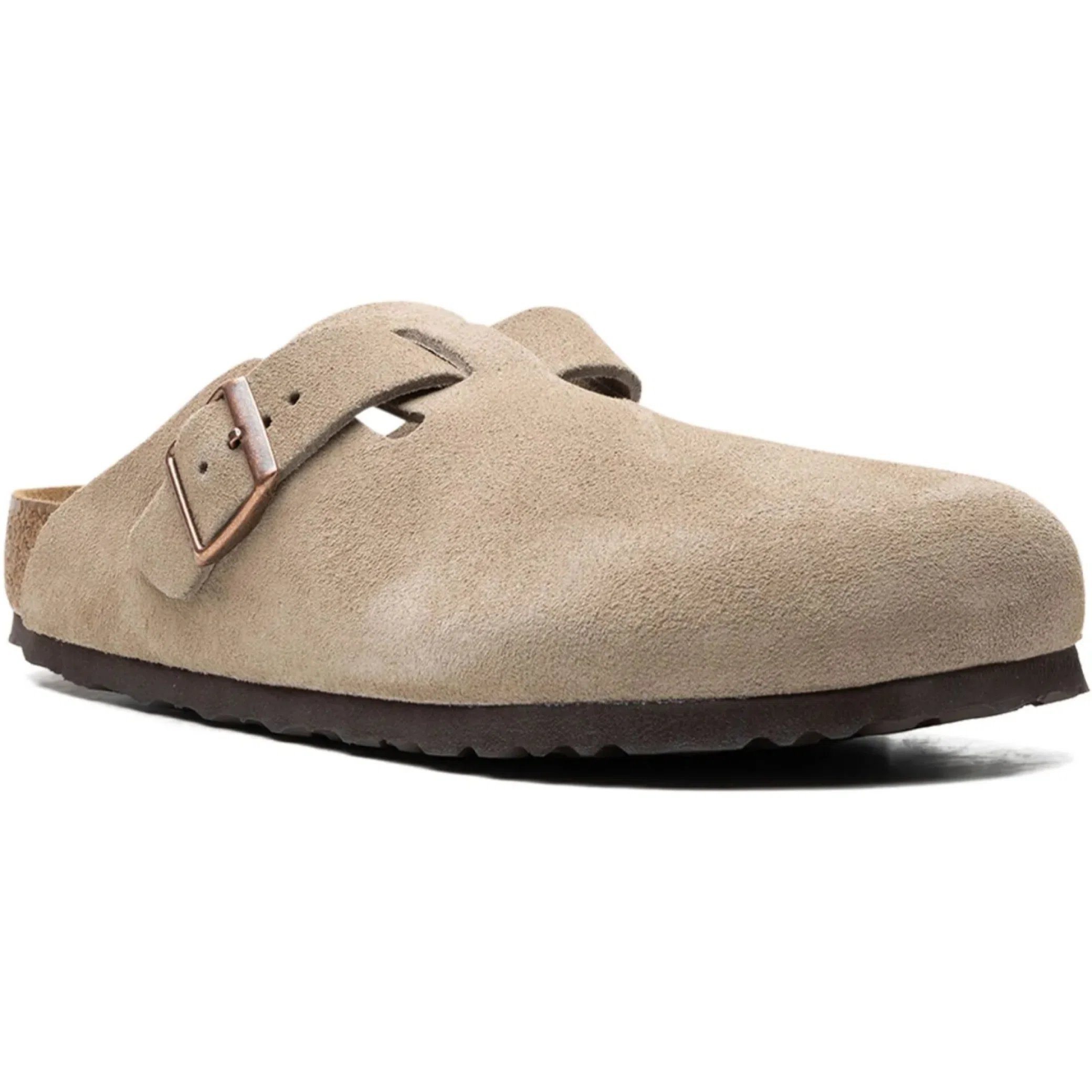 Сабо Birkenstock Boston Soft Footbed "Suede Taupe" | Farsel