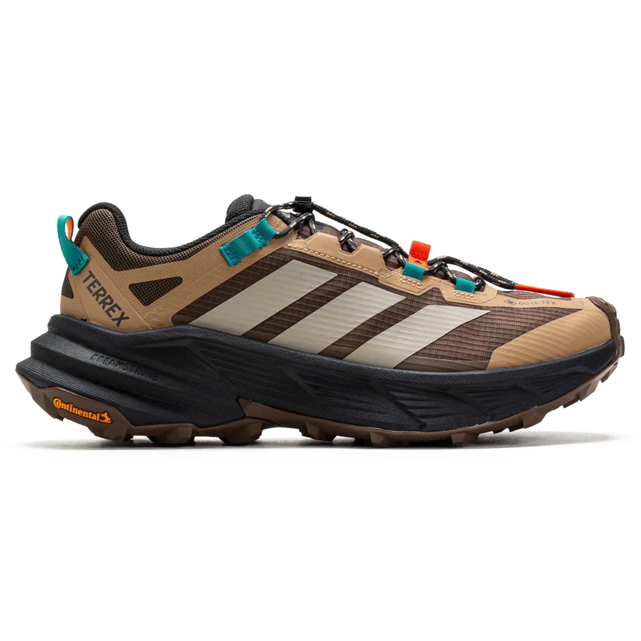 Кроссовки Adidas TERREX Freehiker SL GORE-TEX "Earth Strata / Beige / Pure Teal" | Farsel